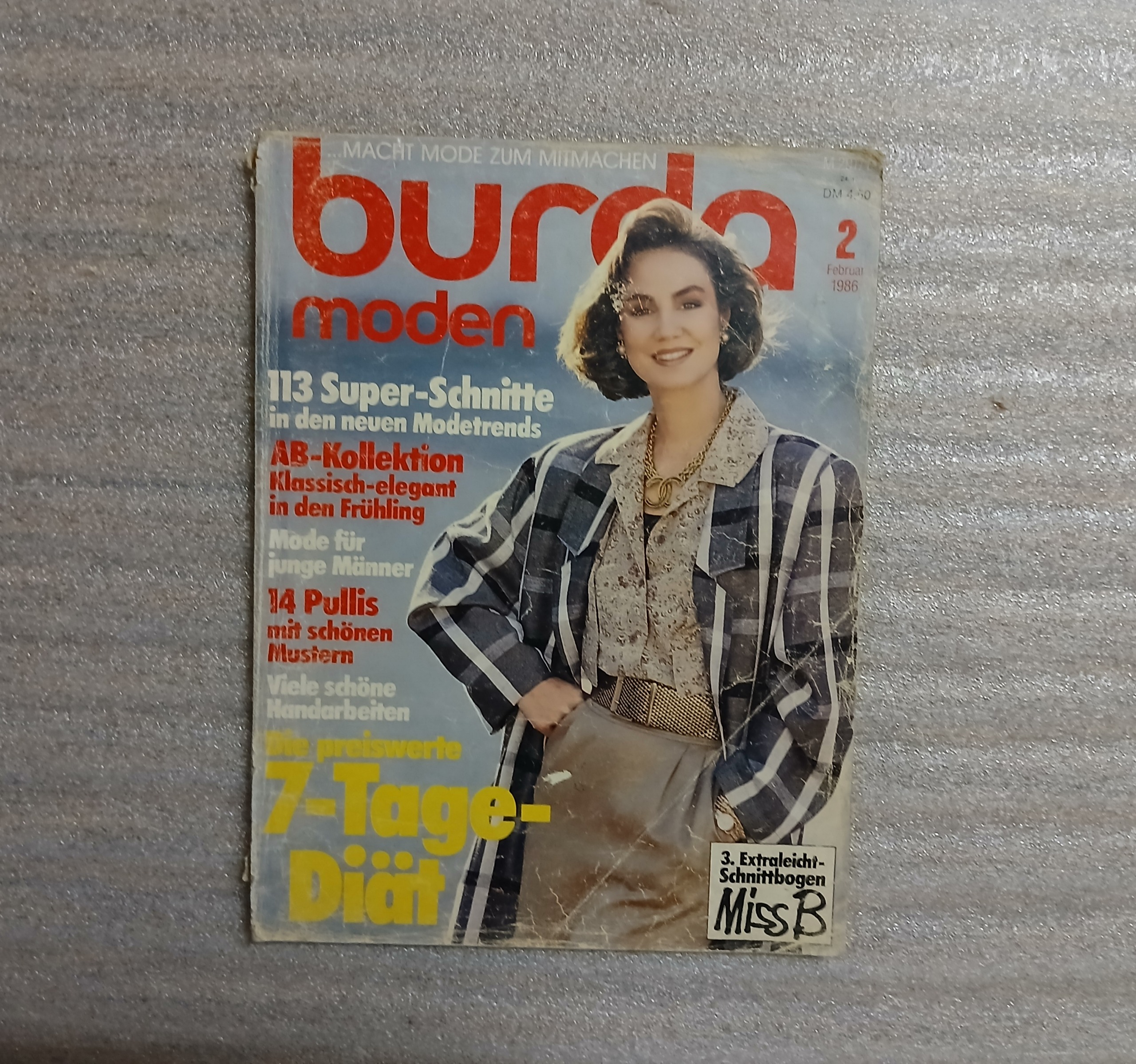 مجله burda 1986 (الگو ندارد)
