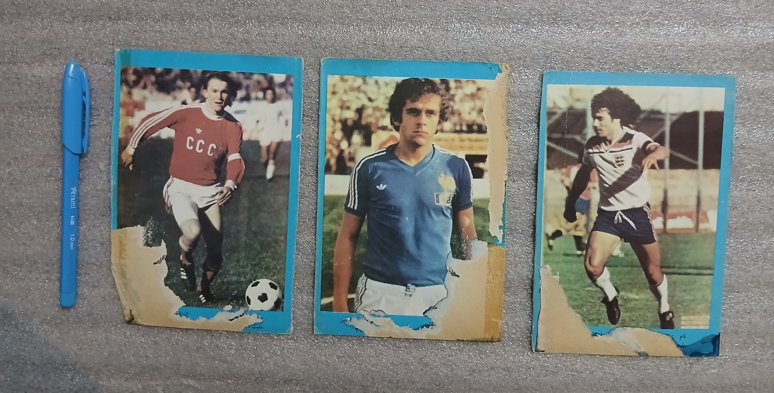 3 عدد عکس فوتبالی قدیمی