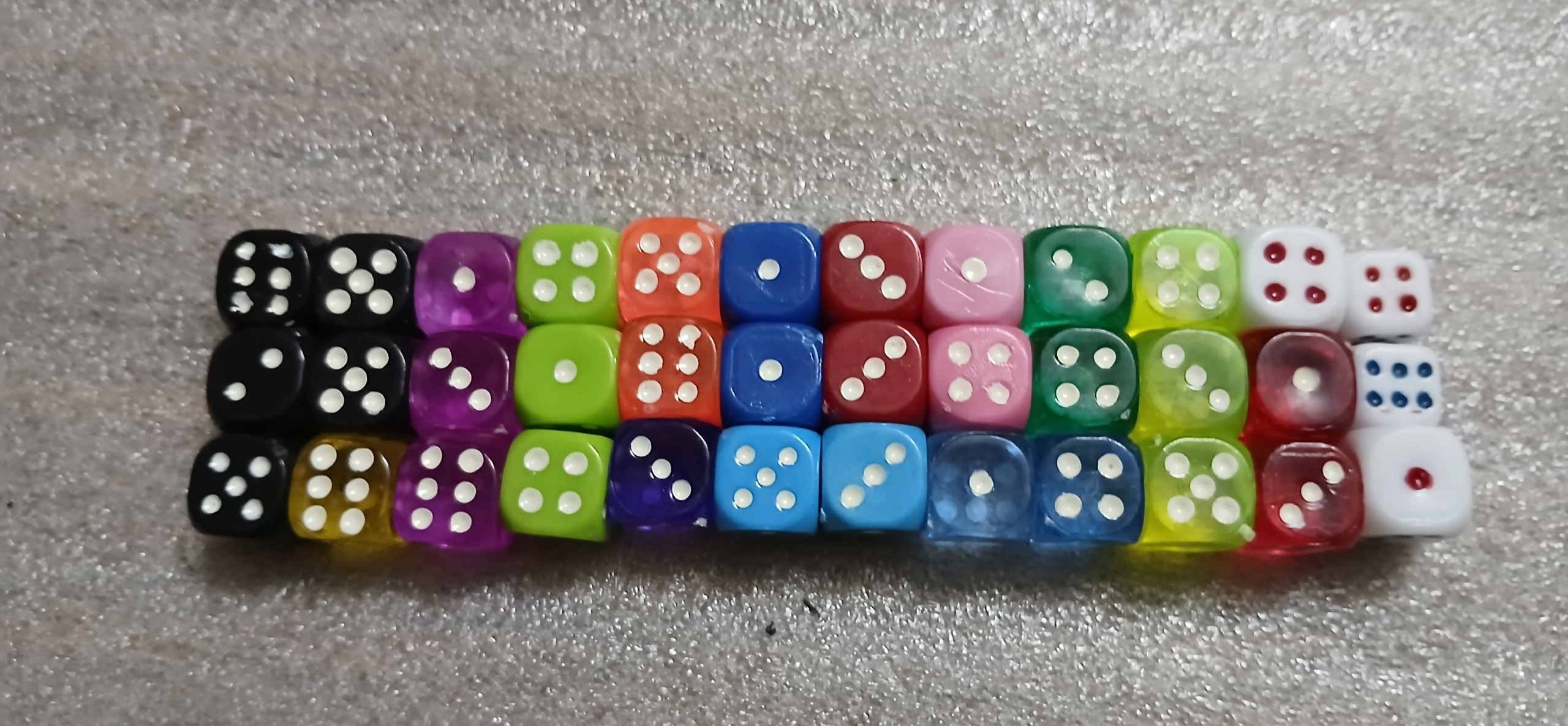 36 عدد تاس بازی (کد 2)