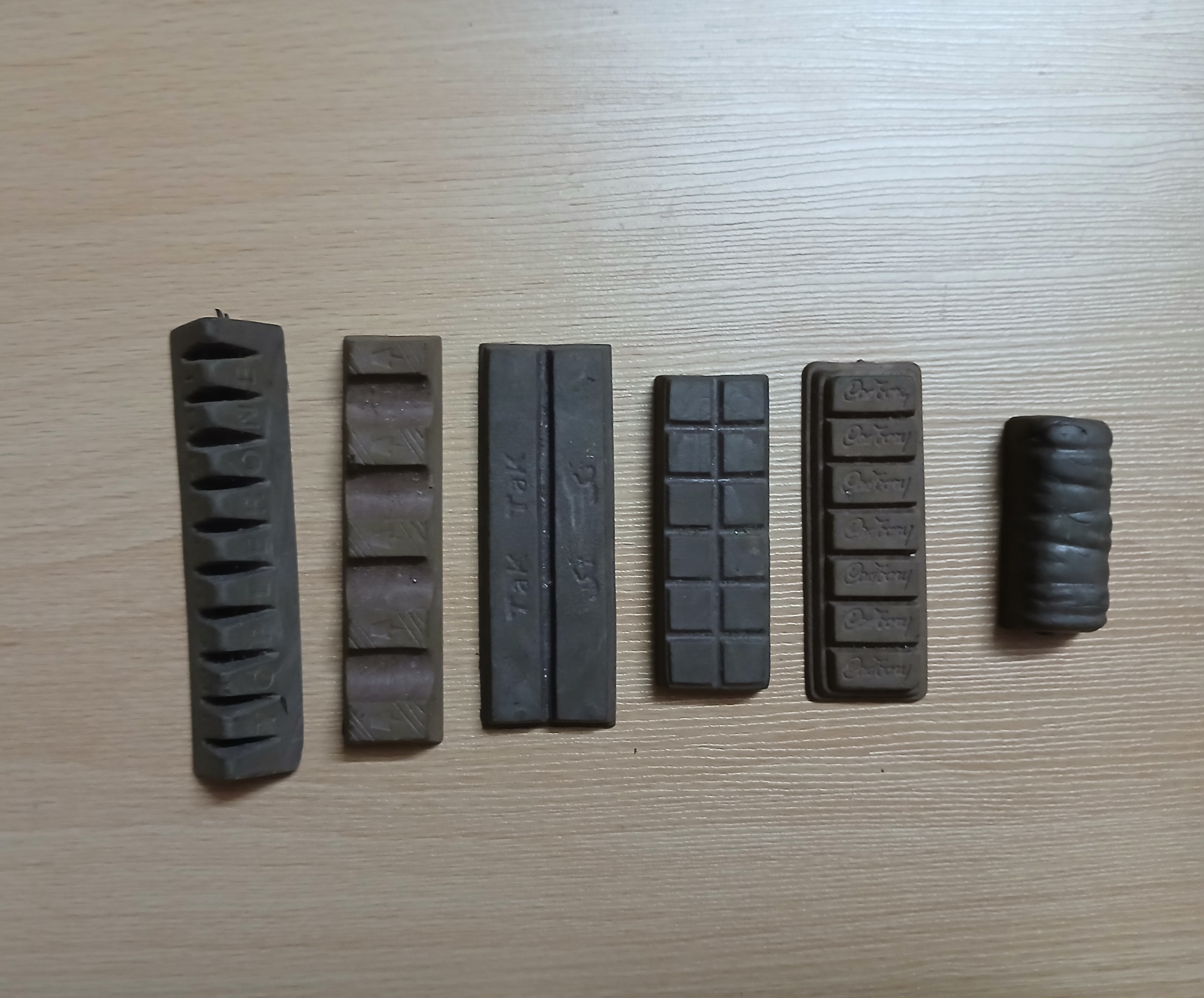 6 عدد پاک کن طرح کاکائو