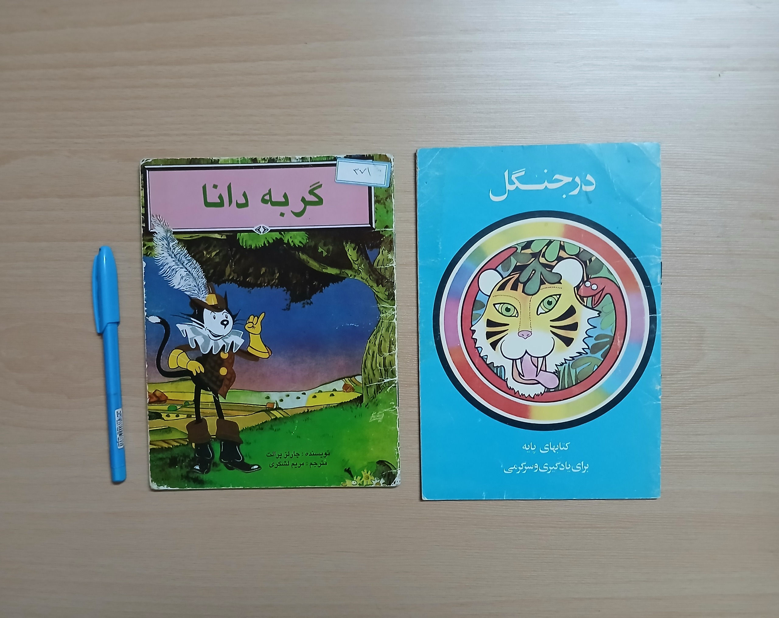 کتاب در جنگل و گربه دانا دهه هشتاد