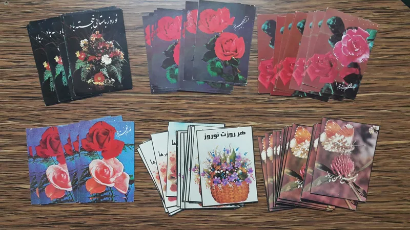 80 عدد کارت پستال از 6 طرح