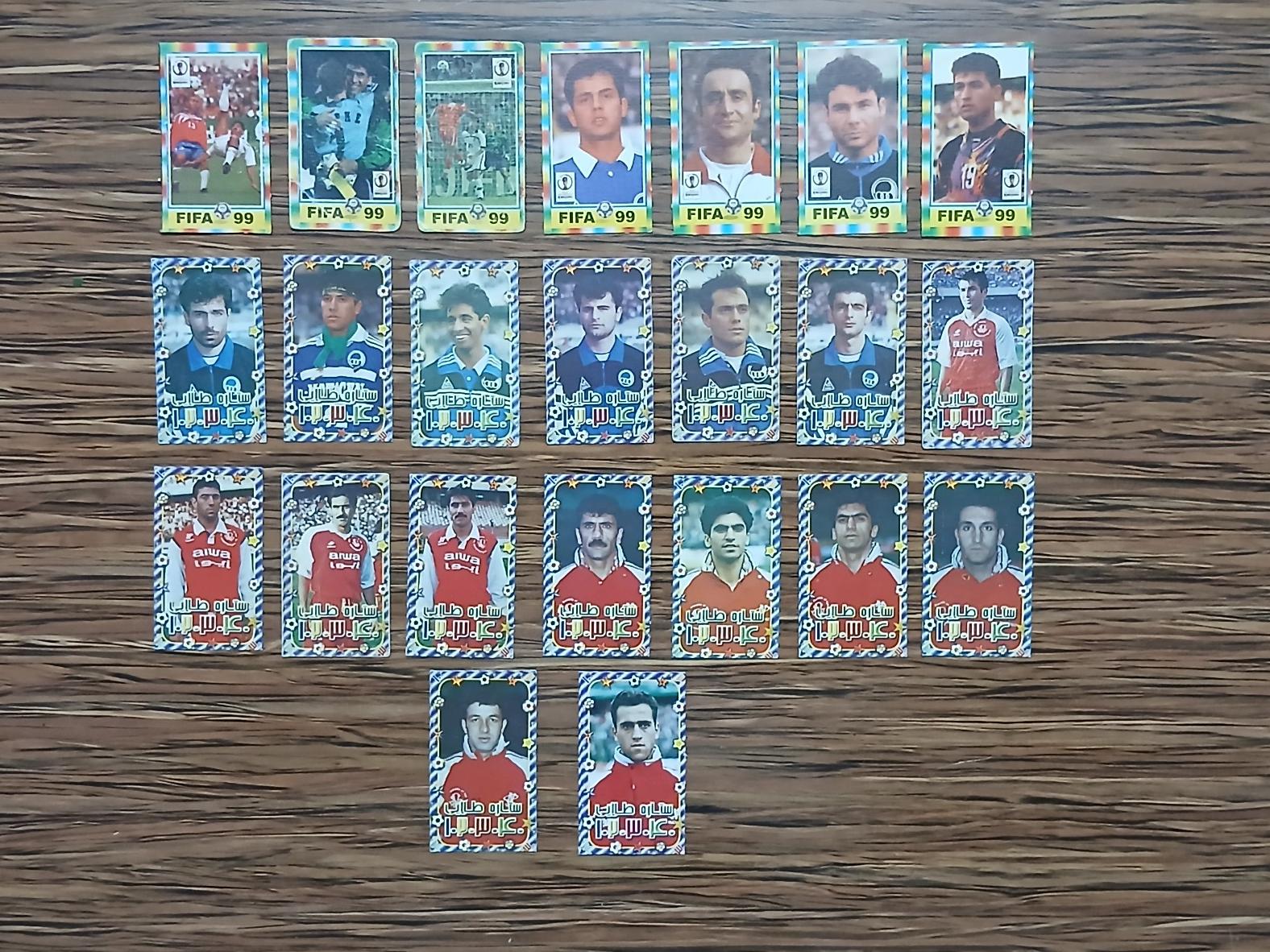 23 عدد کارت بازی قدیمی