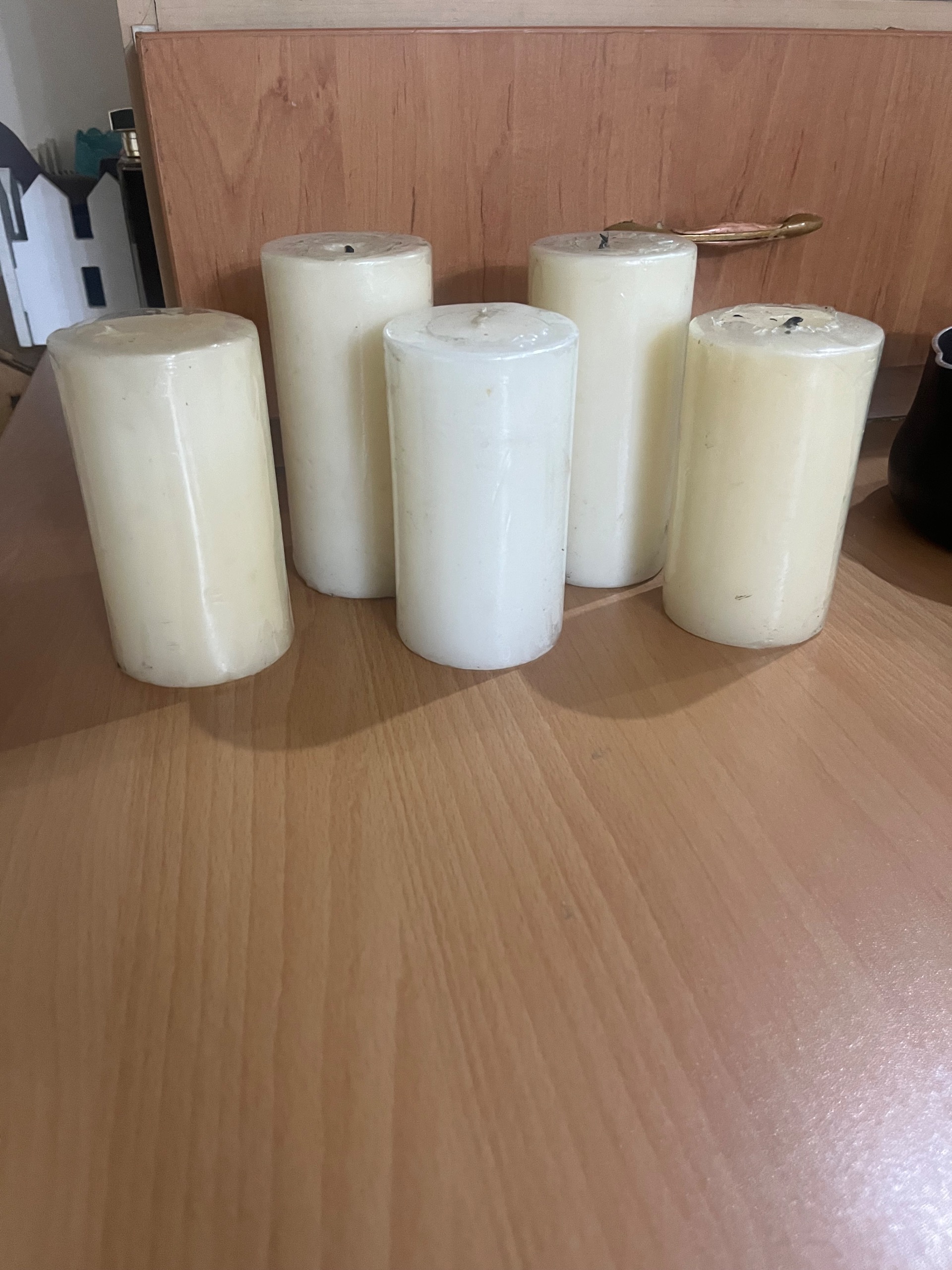 دو سایز شمع ساده و کلاسیک