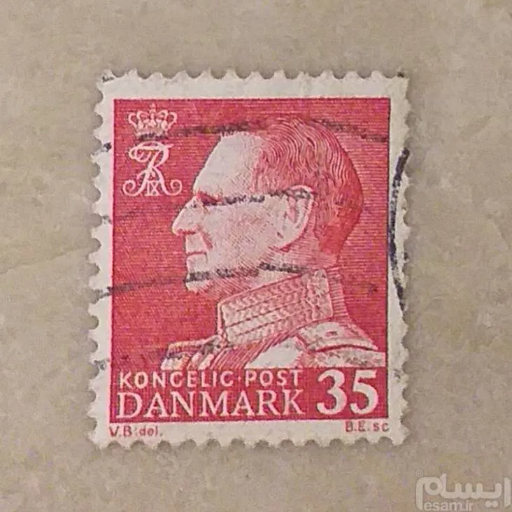 تمبر دانمارک 1961 ، اصل و مهر خورده ( کد 1297 )