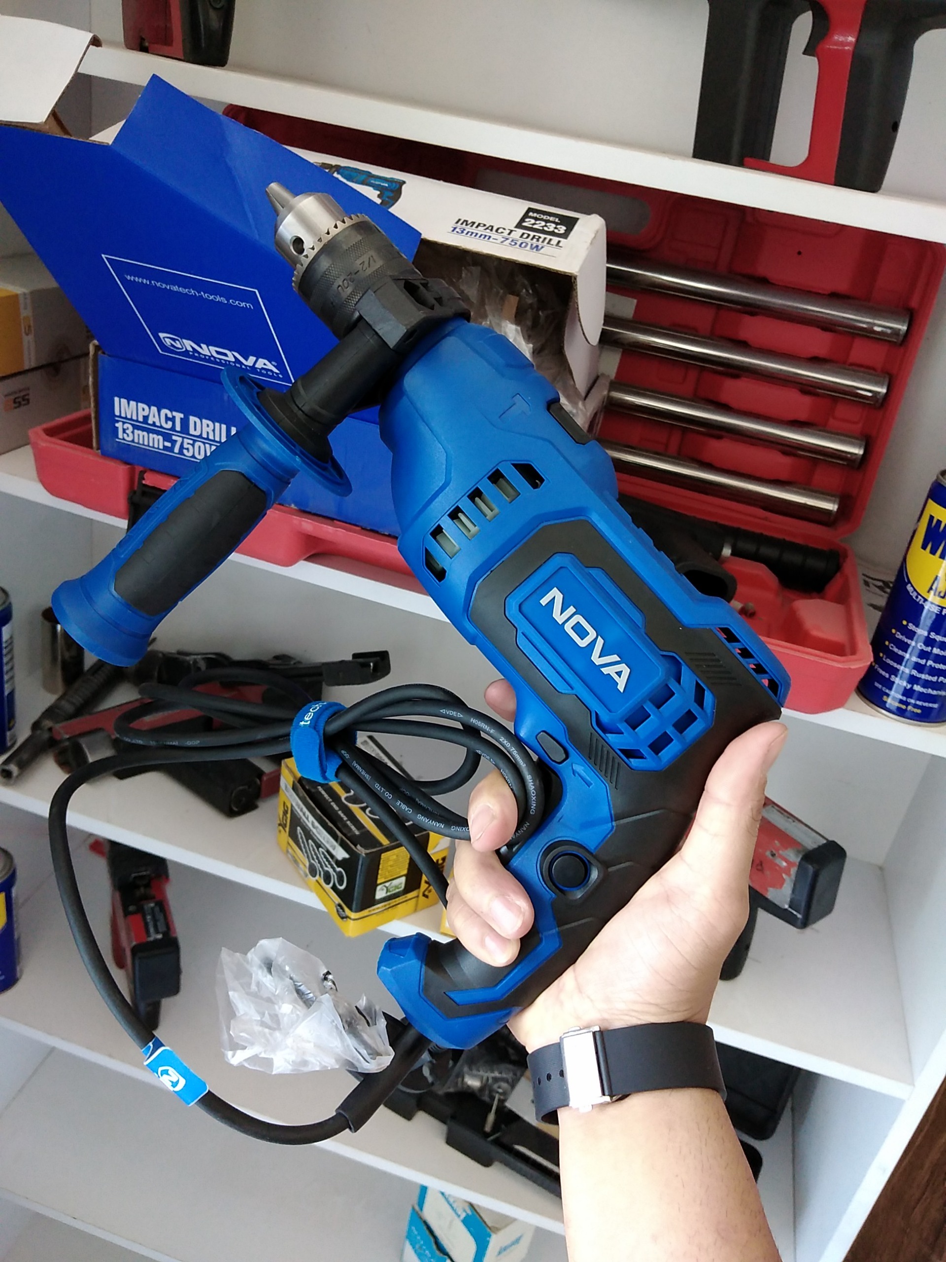 دریل چکشی نوا