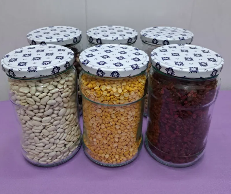 6عدد شیشه بادرب فلزی باکیفیت