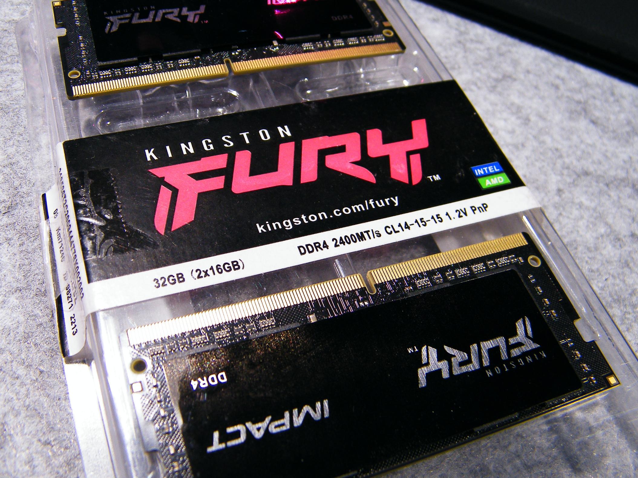 2 عدد رم 16 گیگ 2400MT/s