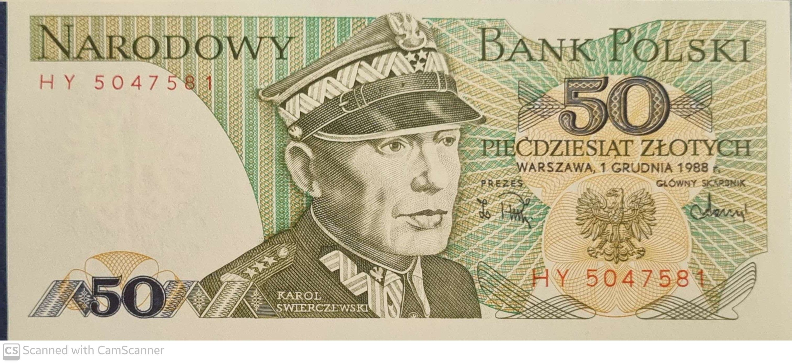تک بانکی کلکسیونی 50 زولوتی لهستان