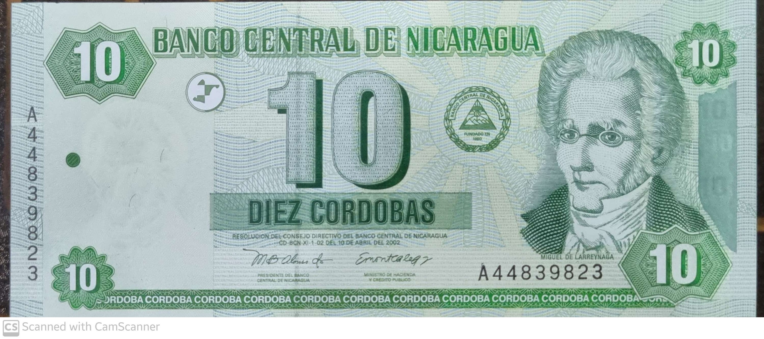 تک بانکی کلکسیونی 10 کوردوبا نیکاراگوئه