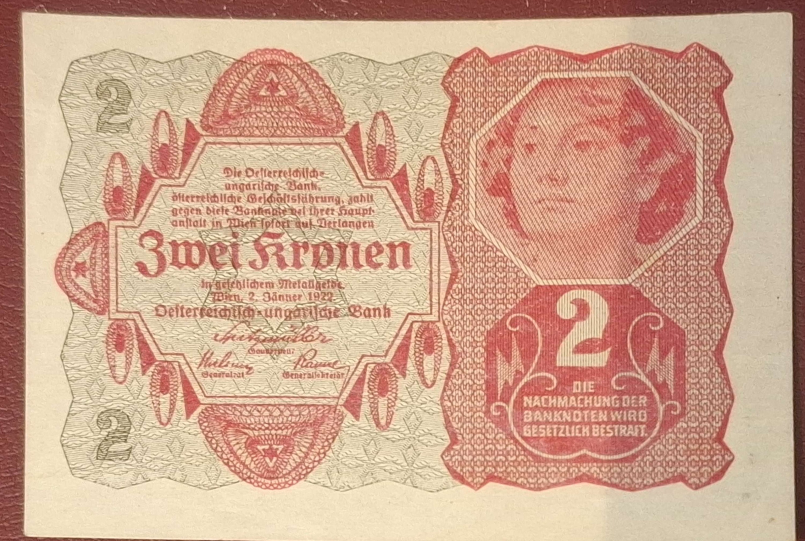 تک کلکسیونی ارزشمند 2 شیلینگ اتریش 1922 سایزکوچک