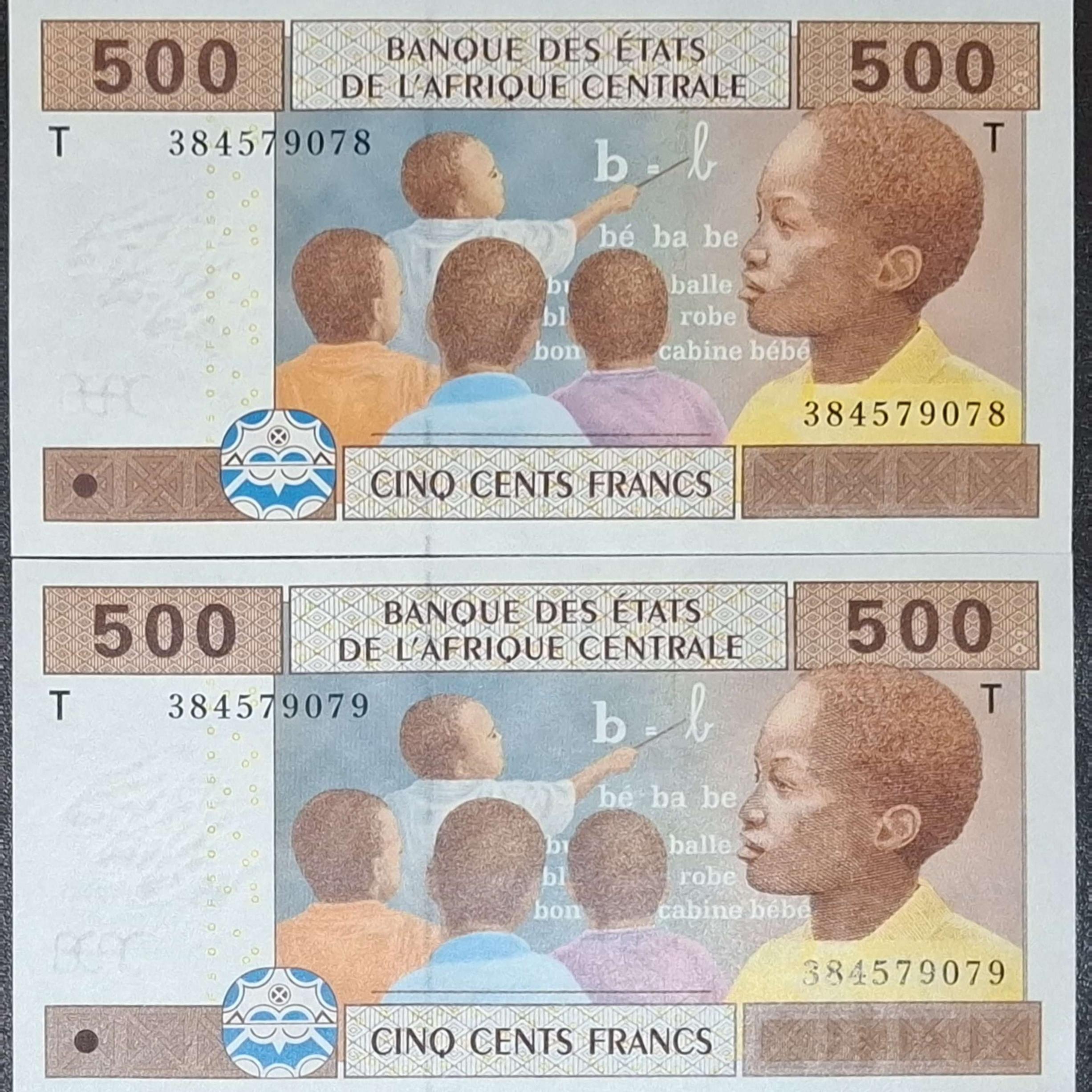 جفت بانکی کمیاب و ارزشمند 500 فرانک سیفا سری T