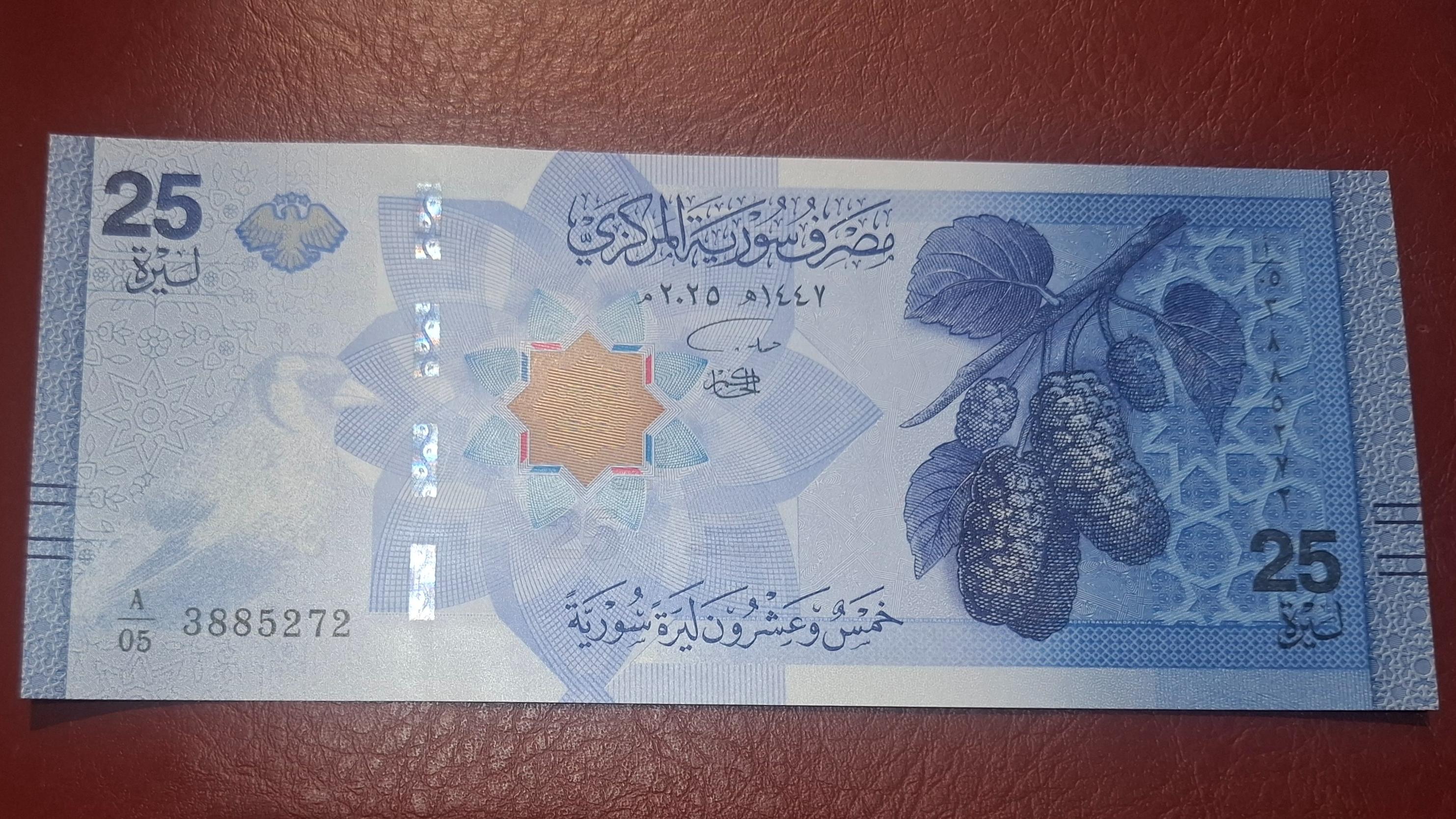 جفت بانکی کلکسیونی 25 لیره کشور سوریه جدید