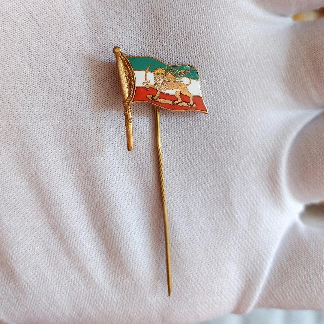 بج سینه پرچم ایران شیر خورشید