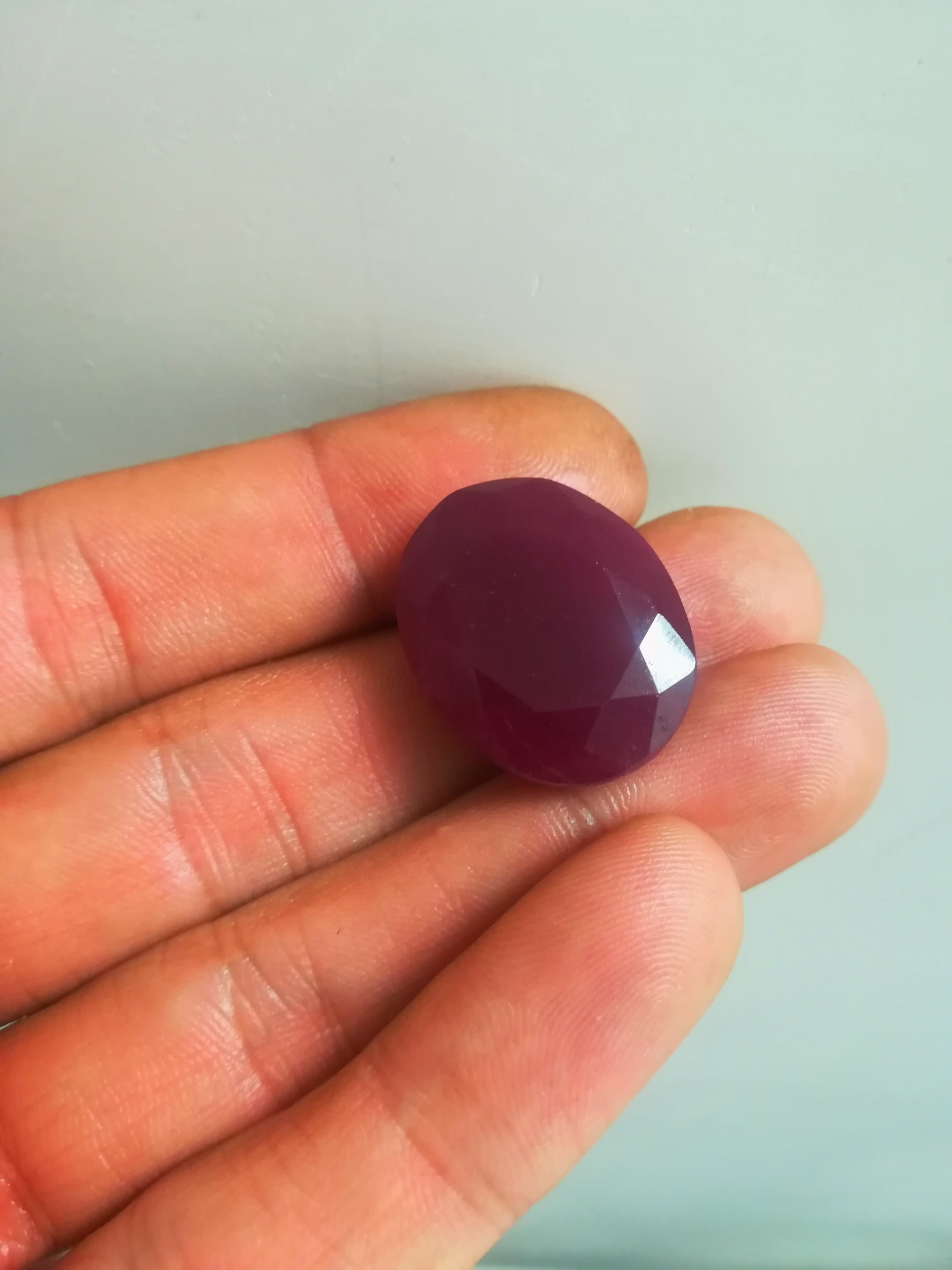 یاقوت سرخ بینظیر معدنی 53 قیراطی زعیر آفریقا