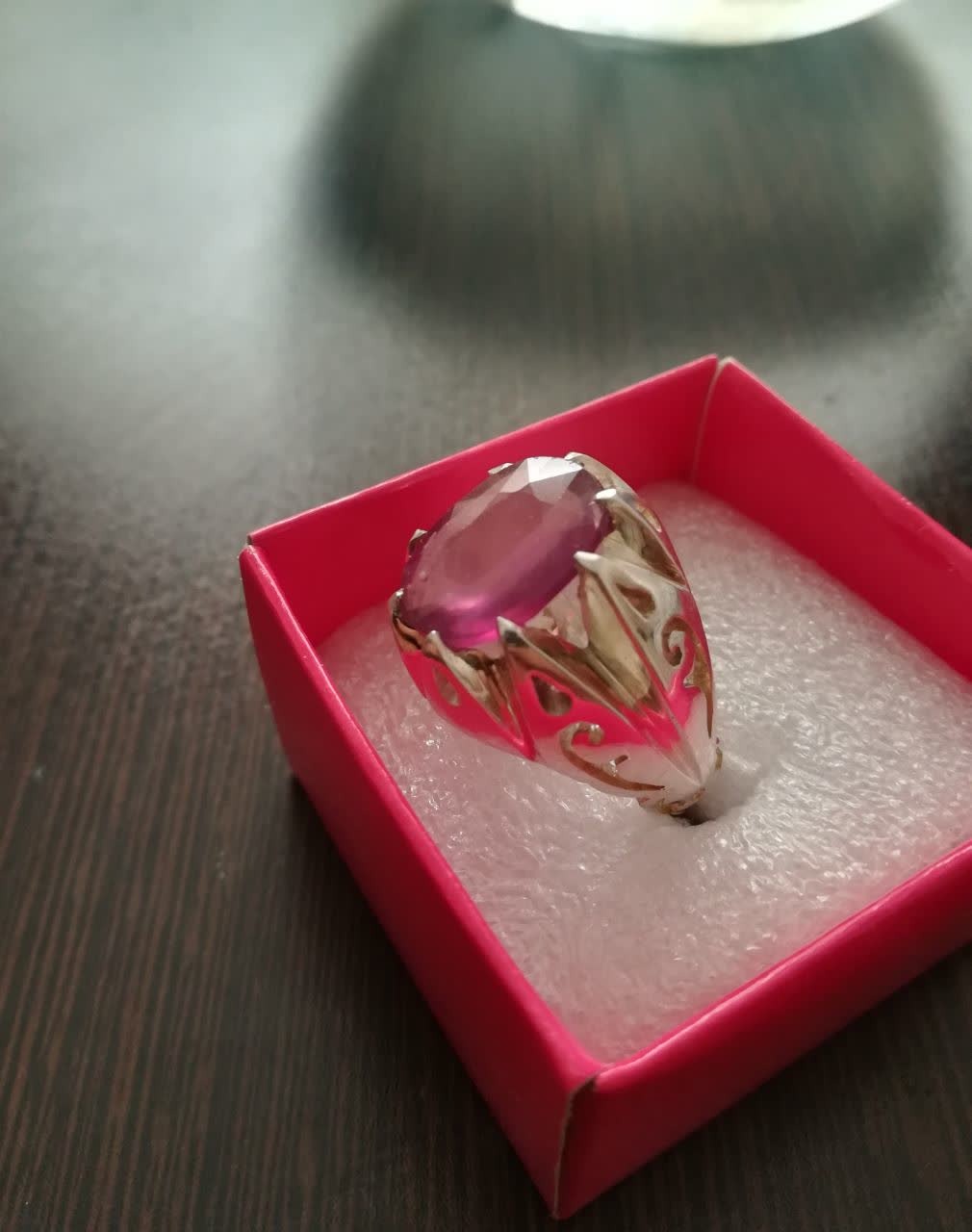 انگشتر لوکس و فاخر یاقوت ناب معدنی آفریقایی