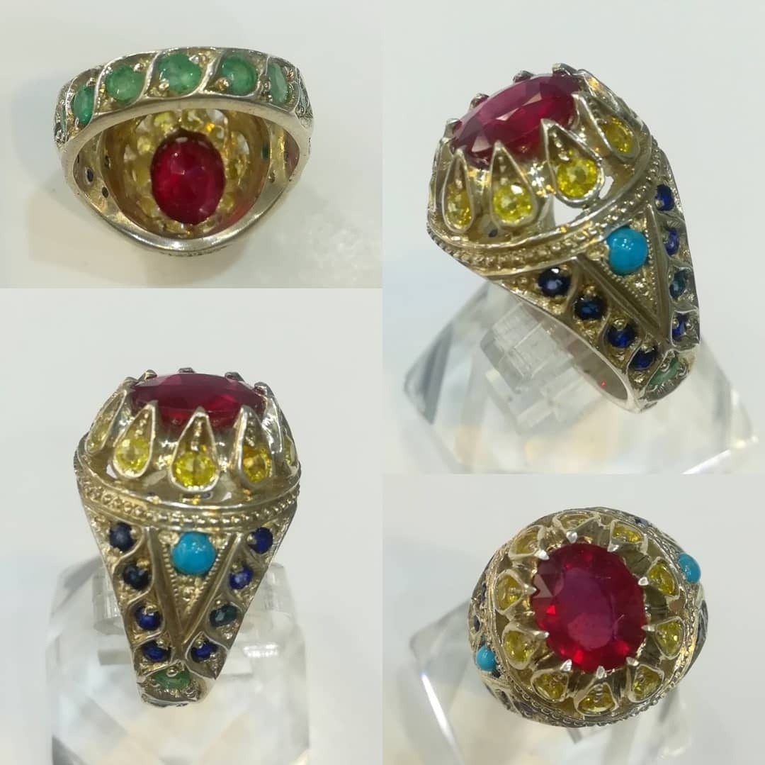 انگشتر بیهمتا و سلطنتی یاقوت سرخ موزامبیک