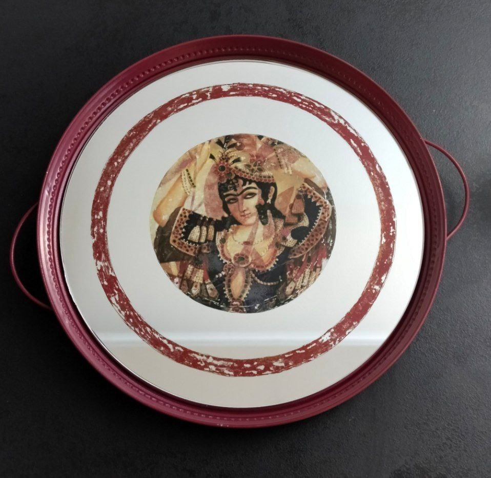 سینی کف آینه لیلی