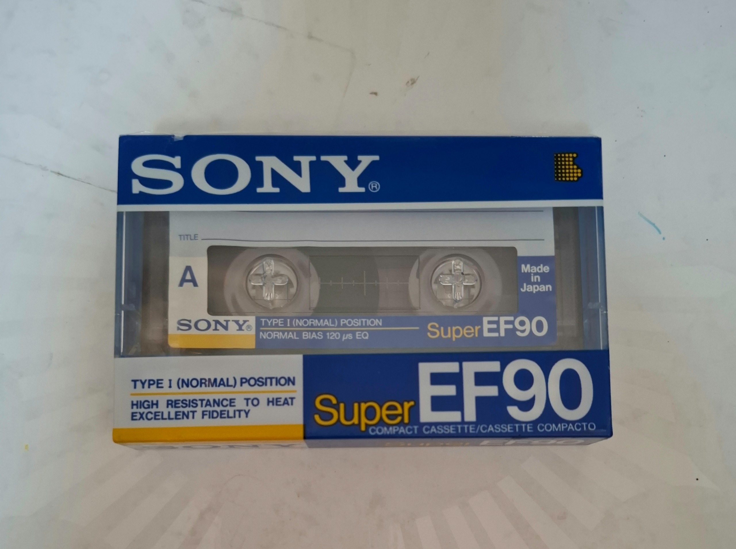 نوار کاست خام سونی EF90 مطابق تصویر