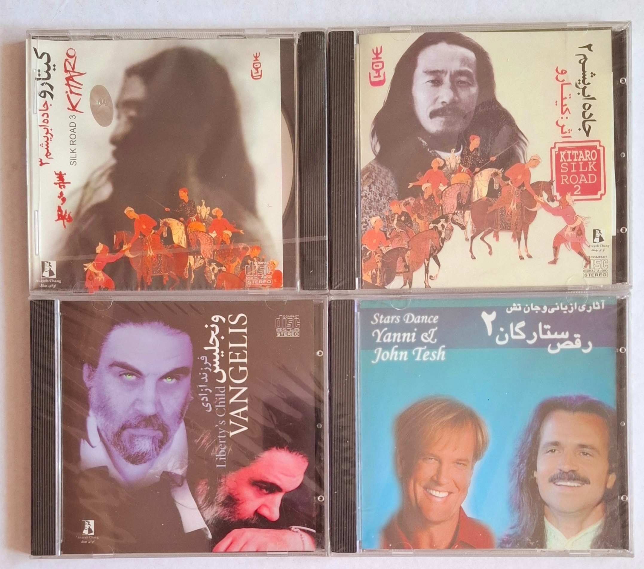 4 عدد سی دی آکبند مطابق تصویر