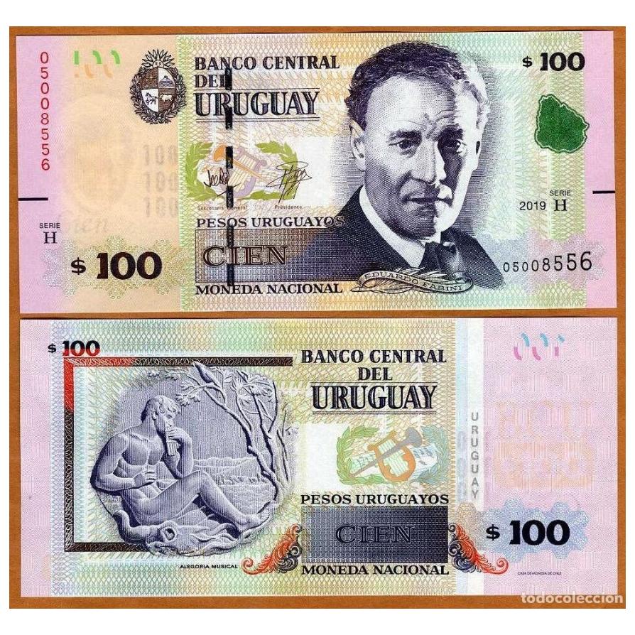 اسکناس موسیقی 100 پزو فابینی آهنگساز و موسیقیدان