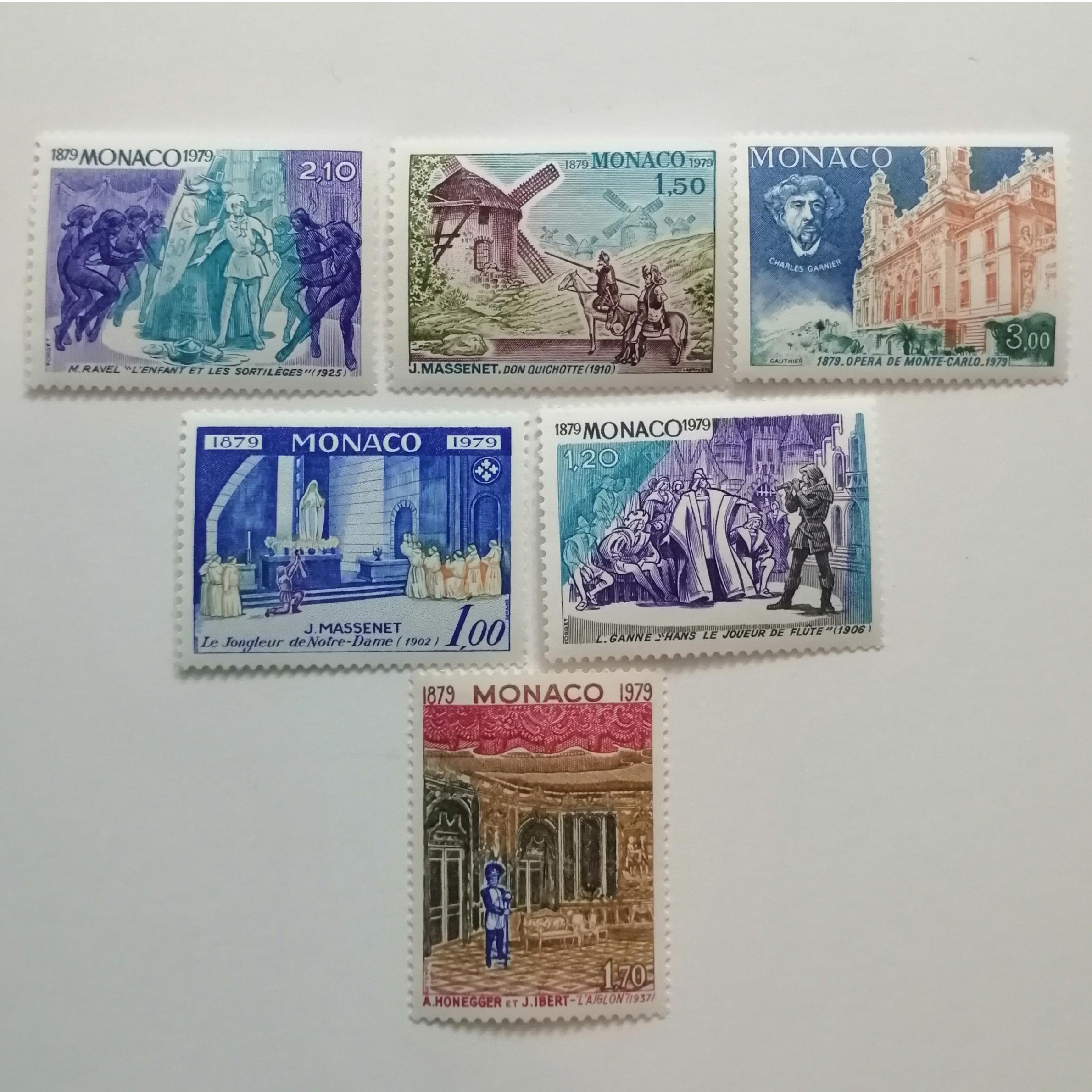 سری کامل تمبر اپرای موناکو