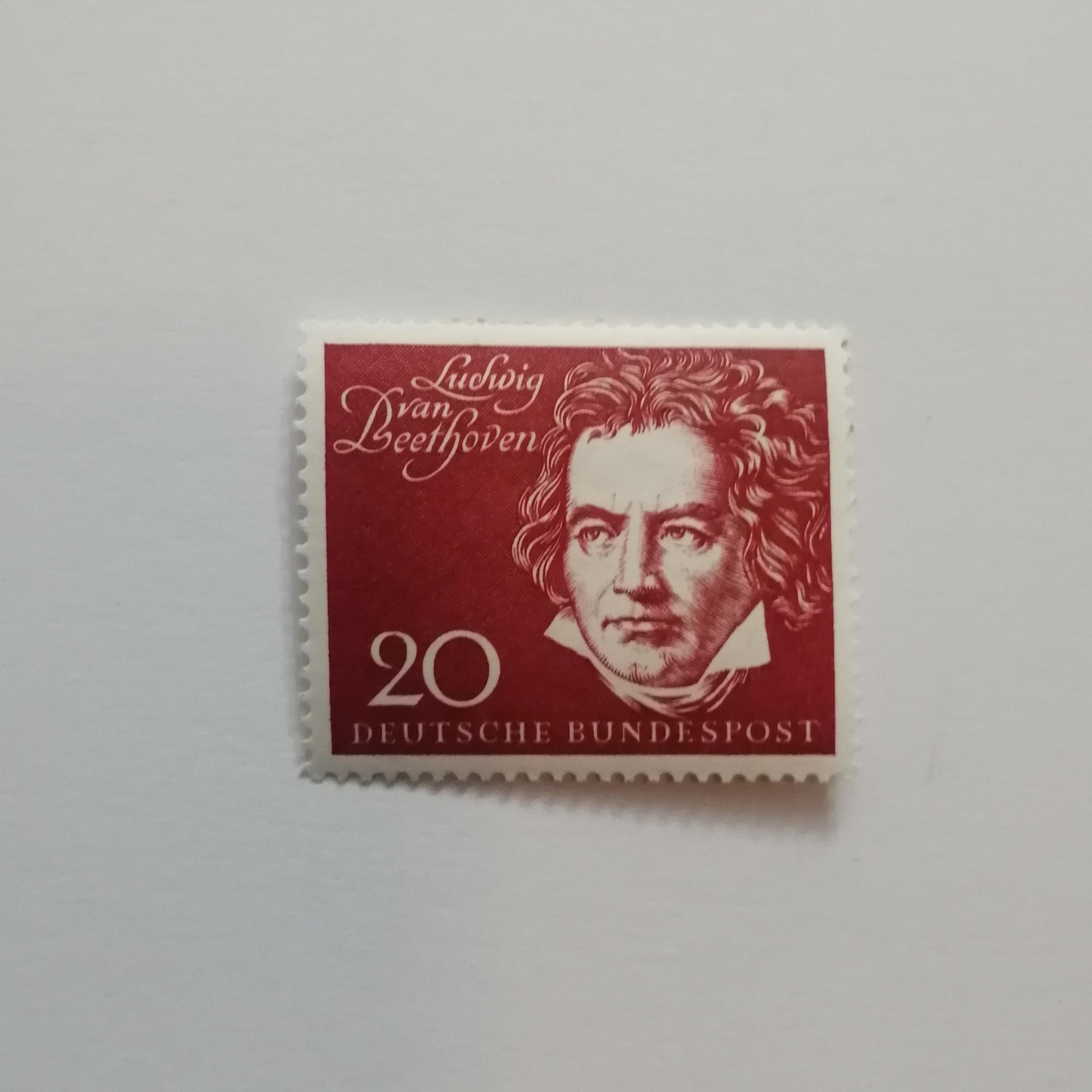 تمبر موسیقی بتهوون پیانیست و آهنگساز