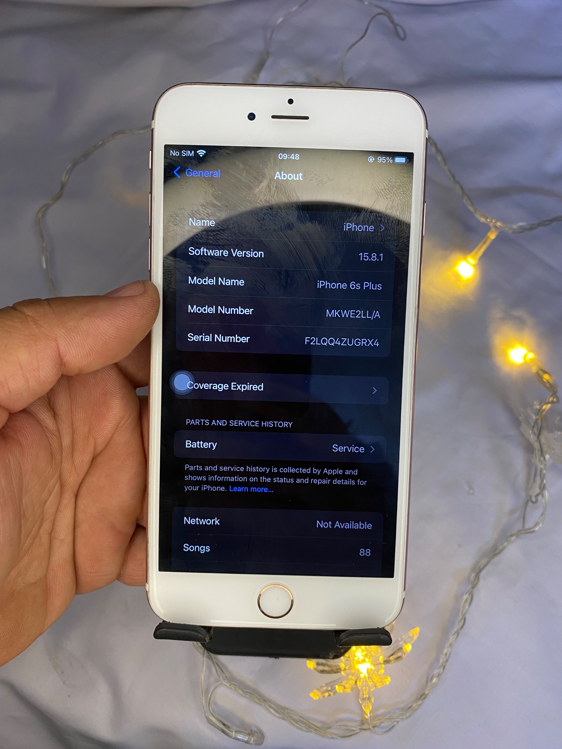 گوشی موبایل ایفون 6s plus فوق العاده تمیز