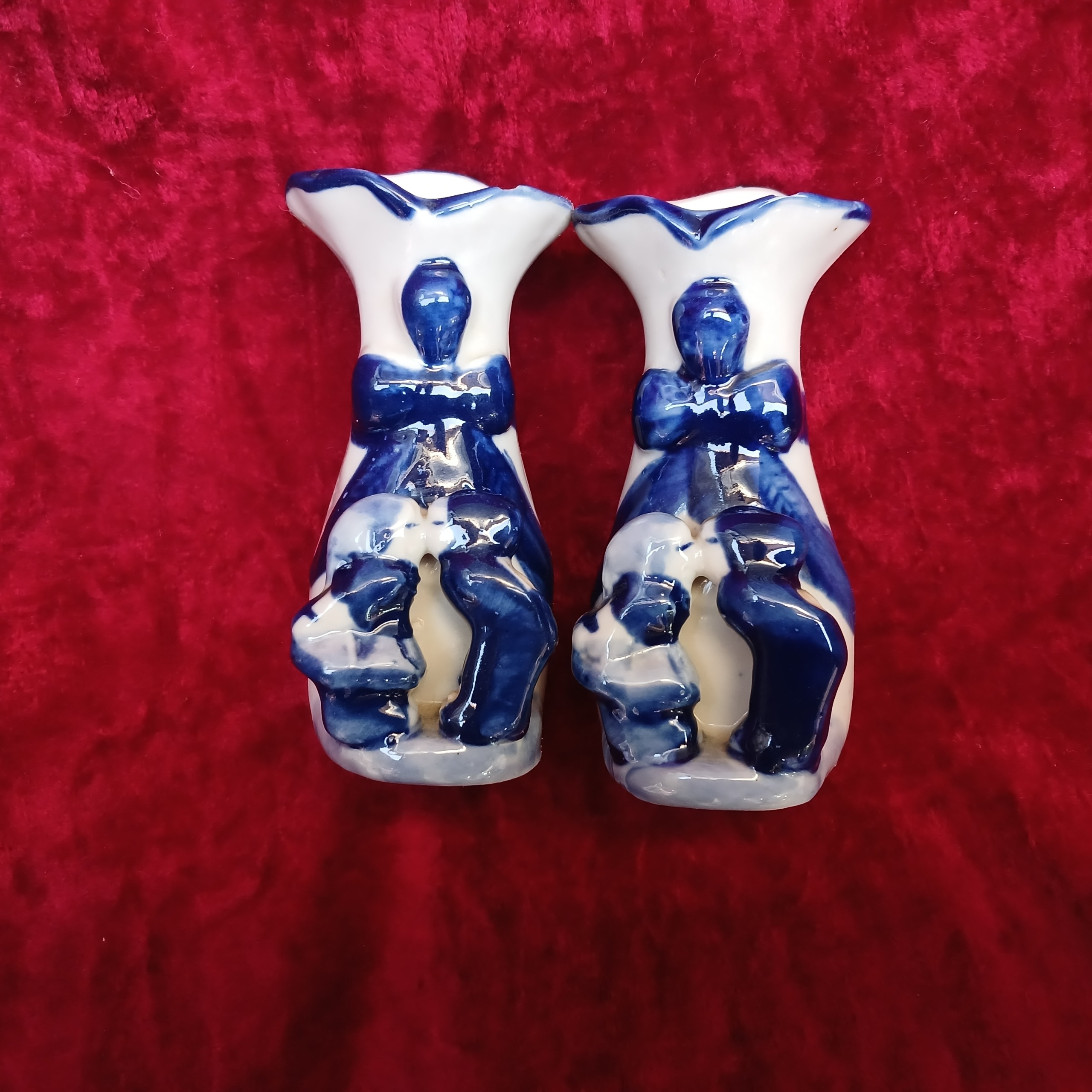 مجسمه چینی دختر و پسر