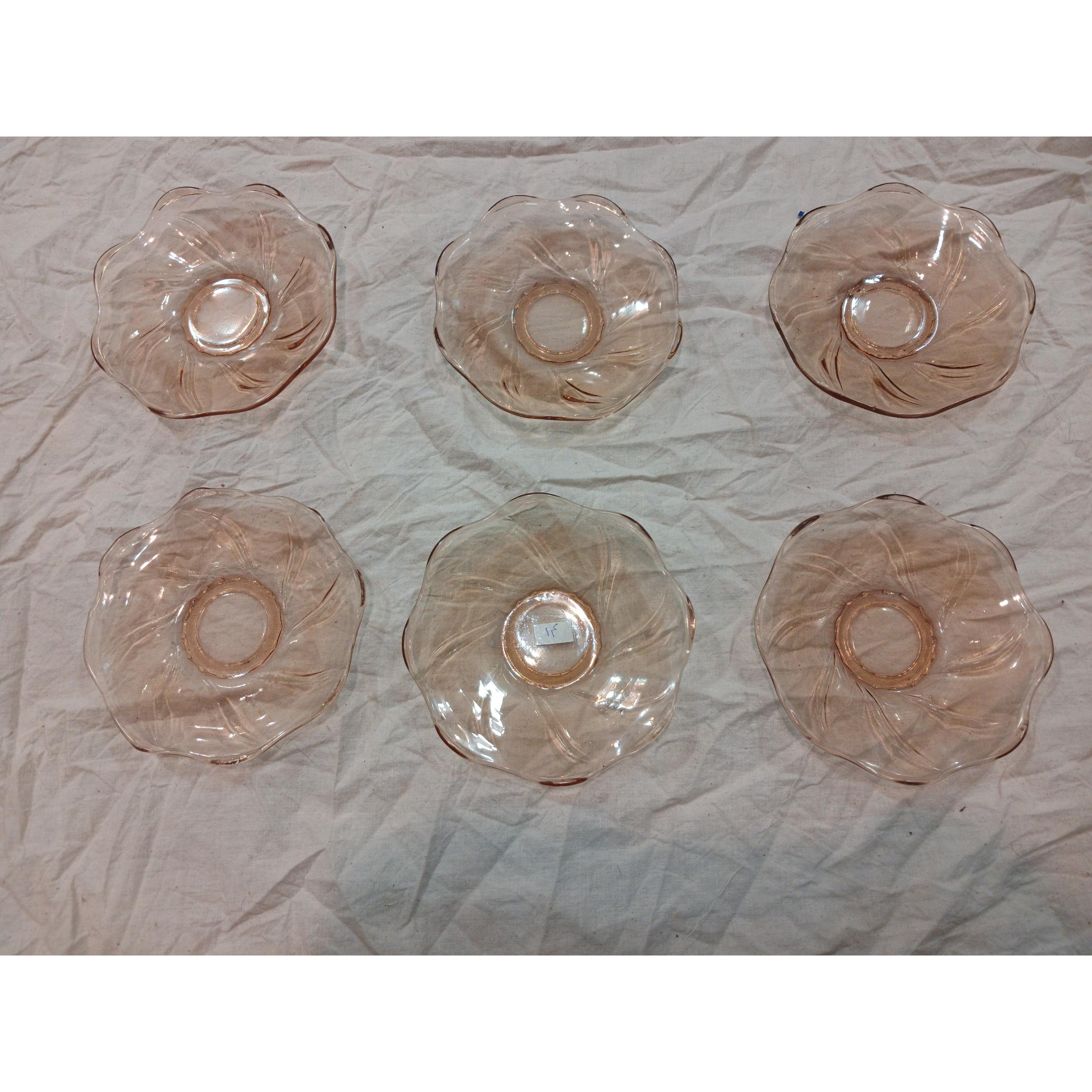 بشقاب پیش دستی شیشه ای قدیمی