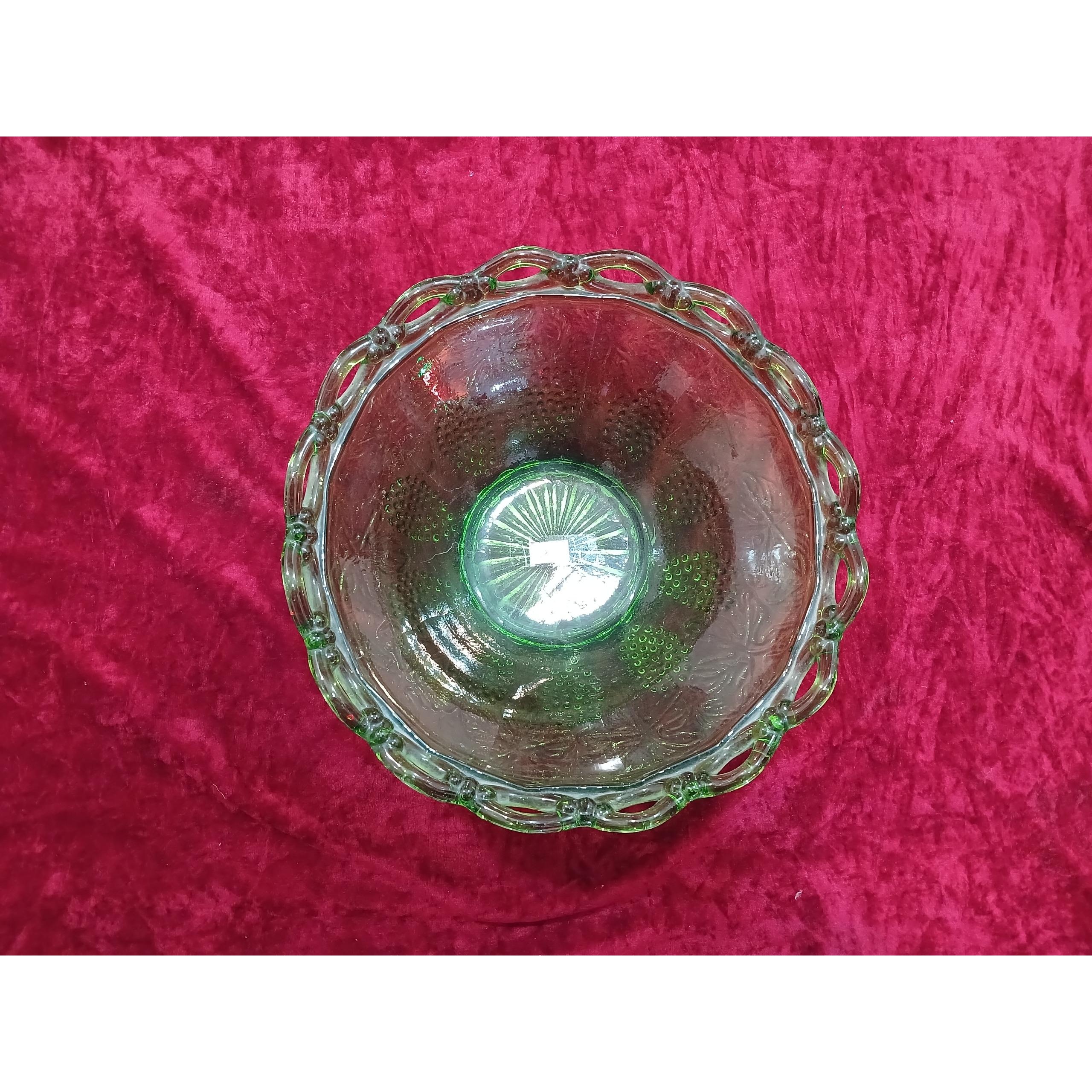 کاسه میوه شیشه ای قدیمی