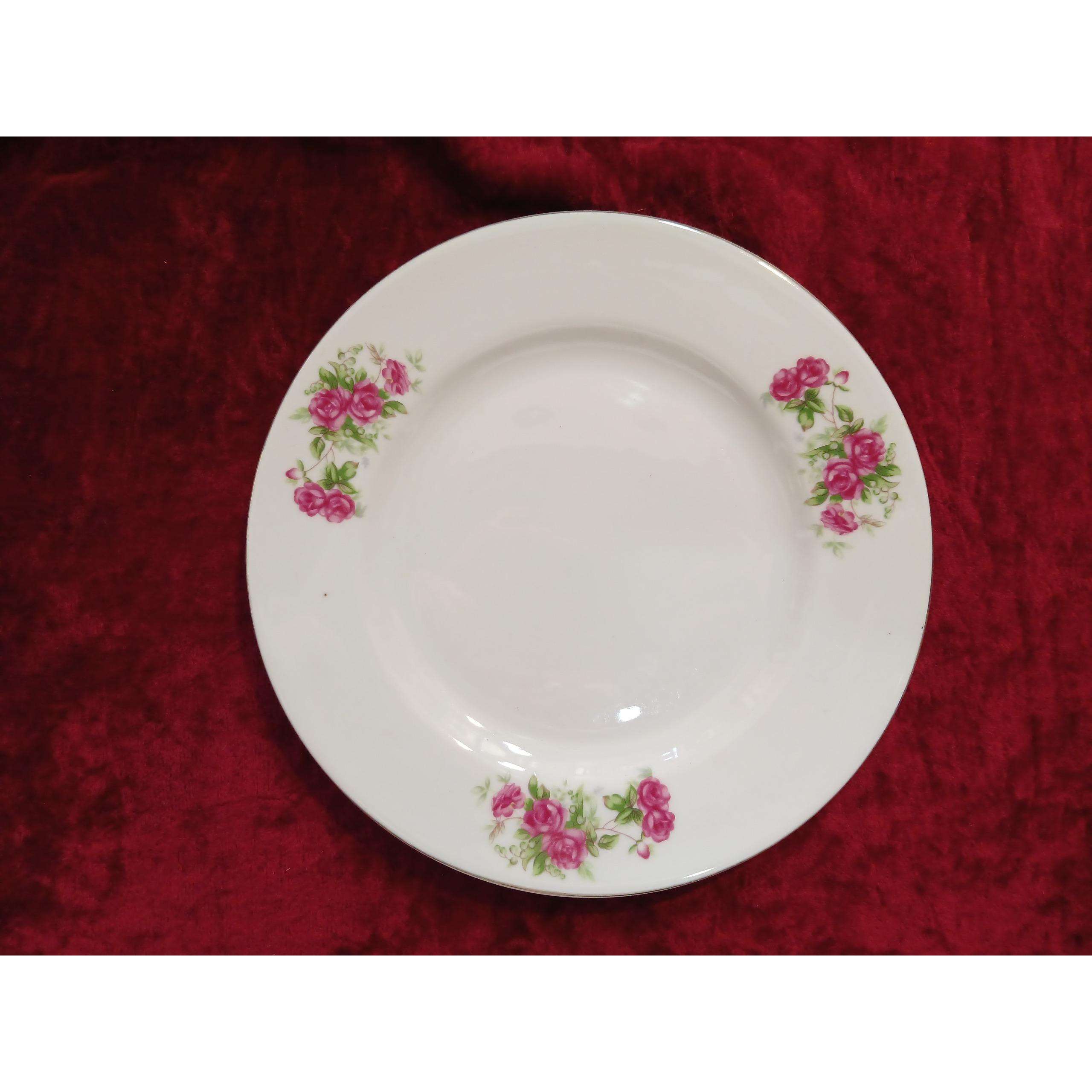 بشقاب پیش دستی چینی(گل سرخ)