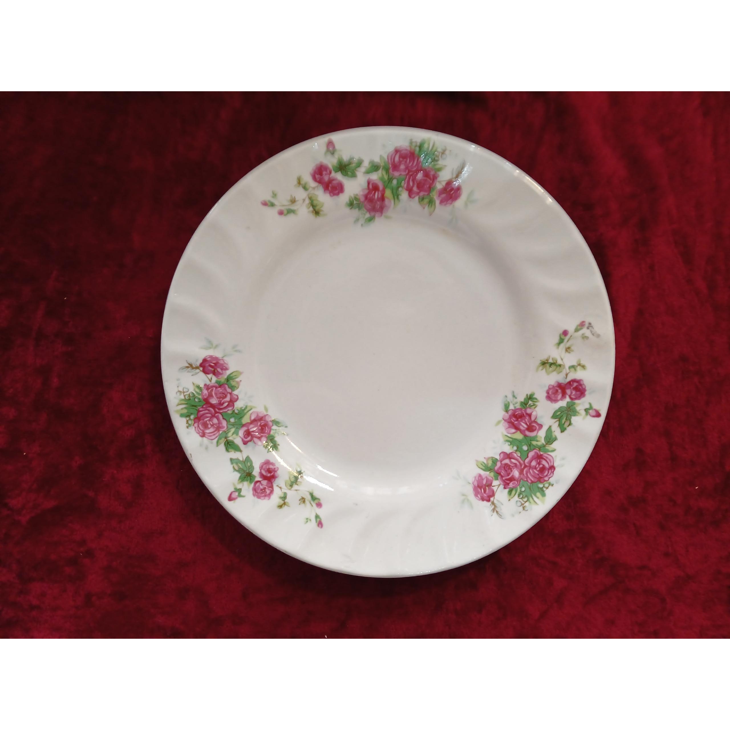 بشقاب پیش دستی چینی (گل سرخ)
