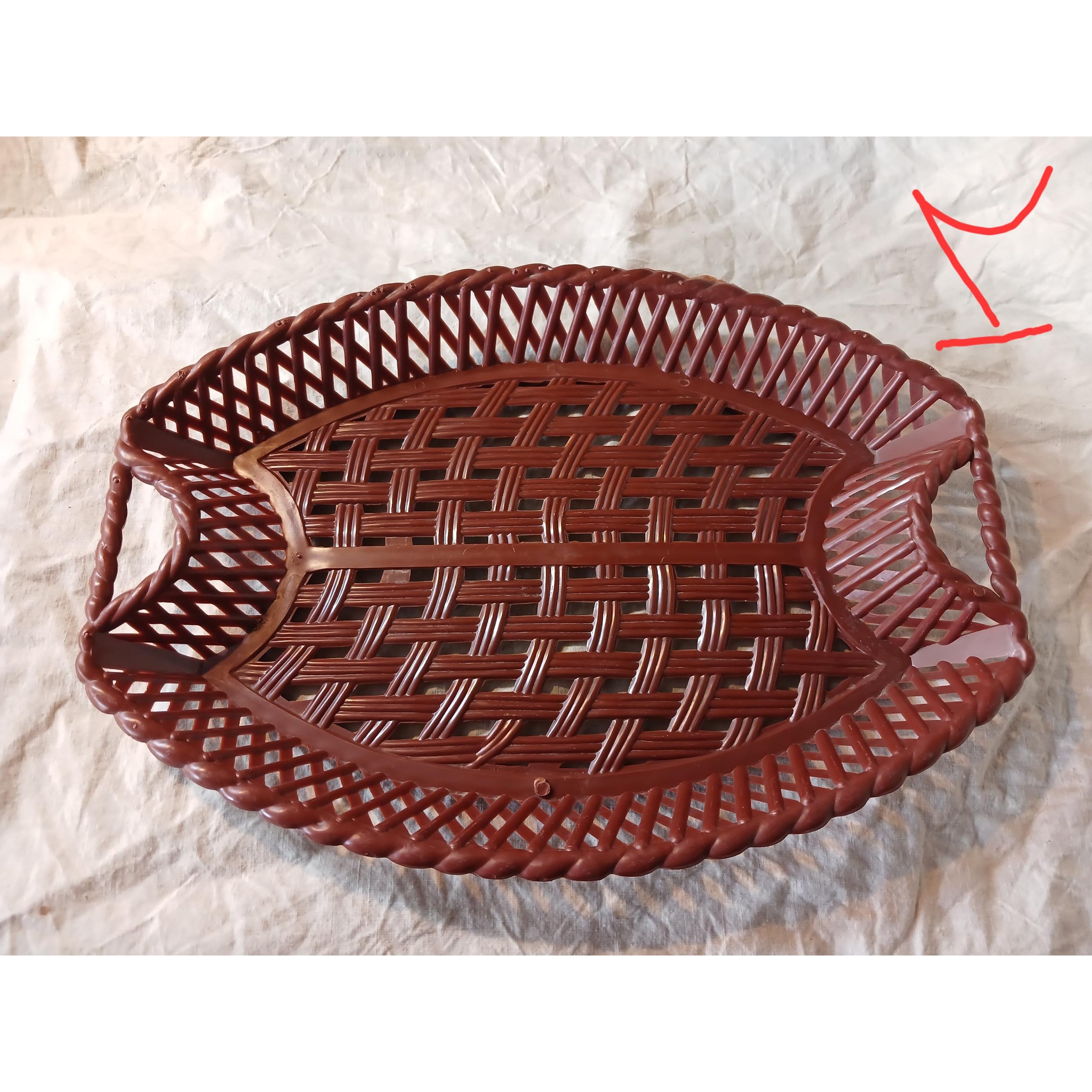 ظرف میوه خوری پلاستیکی قدیمی