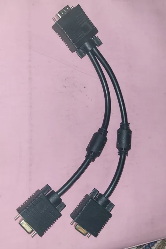 کابل تبدیل 1 به 2 پورت VGA