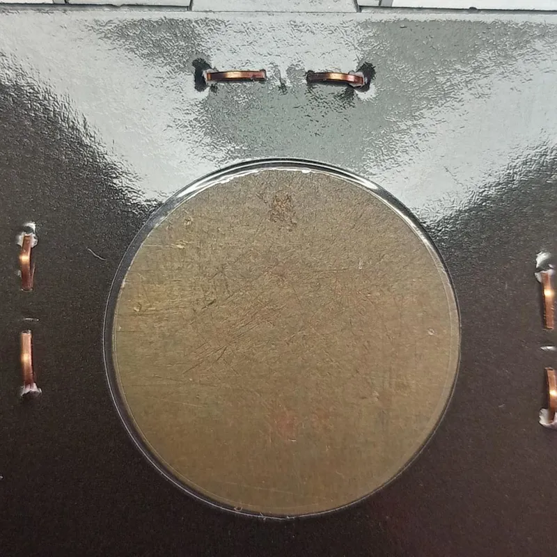 ارور عدم ضرب سکه پنج تومنی مسی فوق نایاب