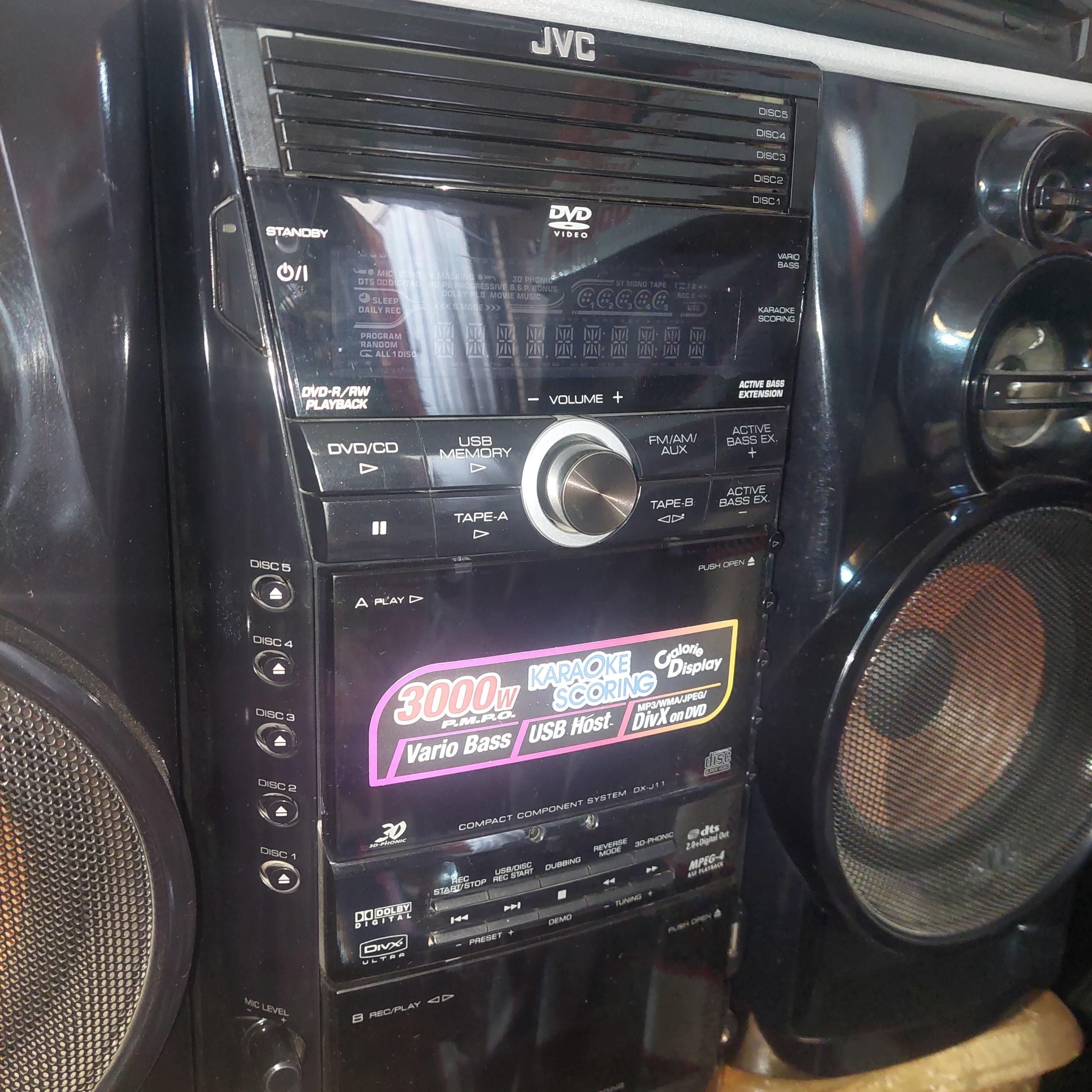 ضبط JVC دی وی دی USB فابریک