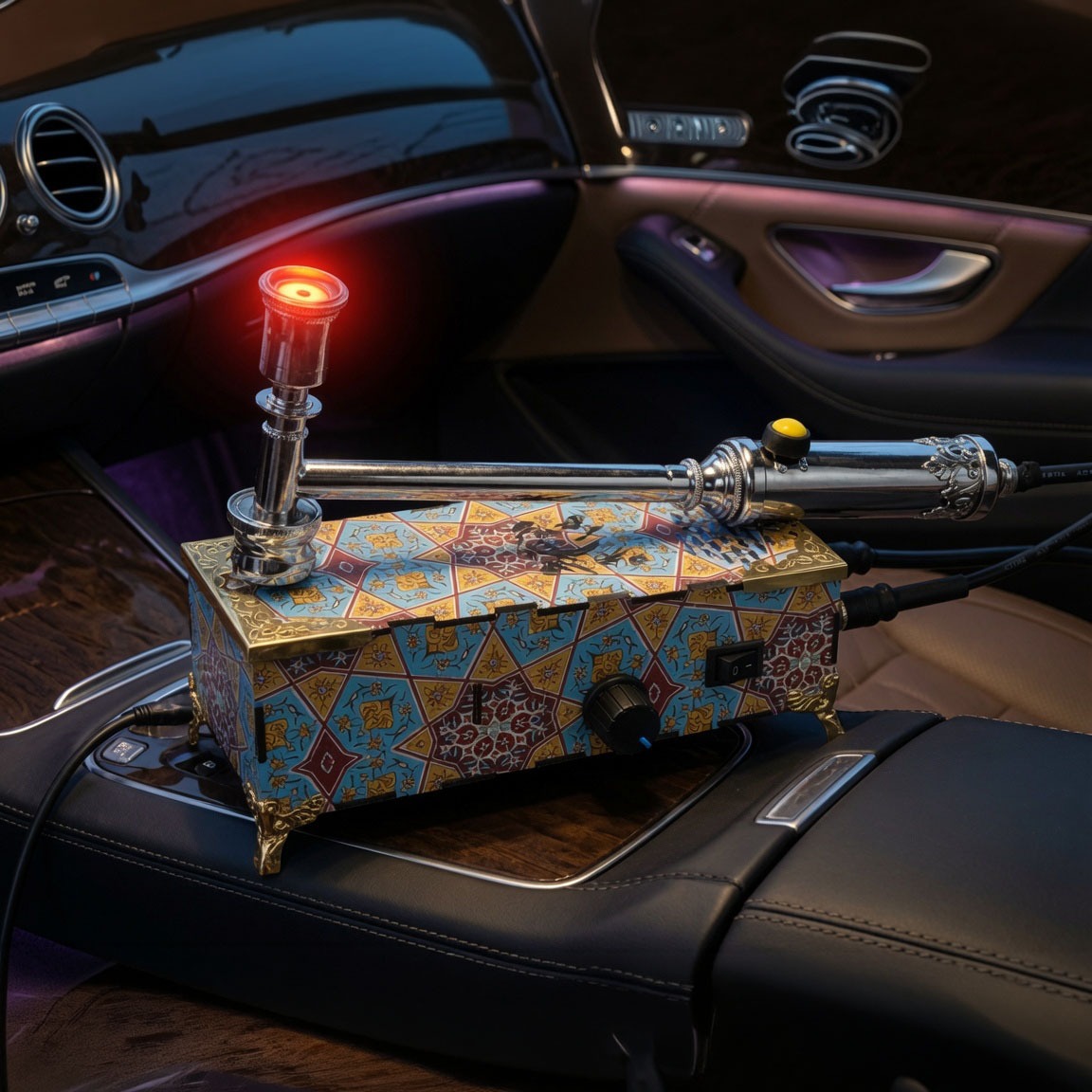ذغال برقی خودرویی 12 ولتی فندکی دینکس مدل DX-124