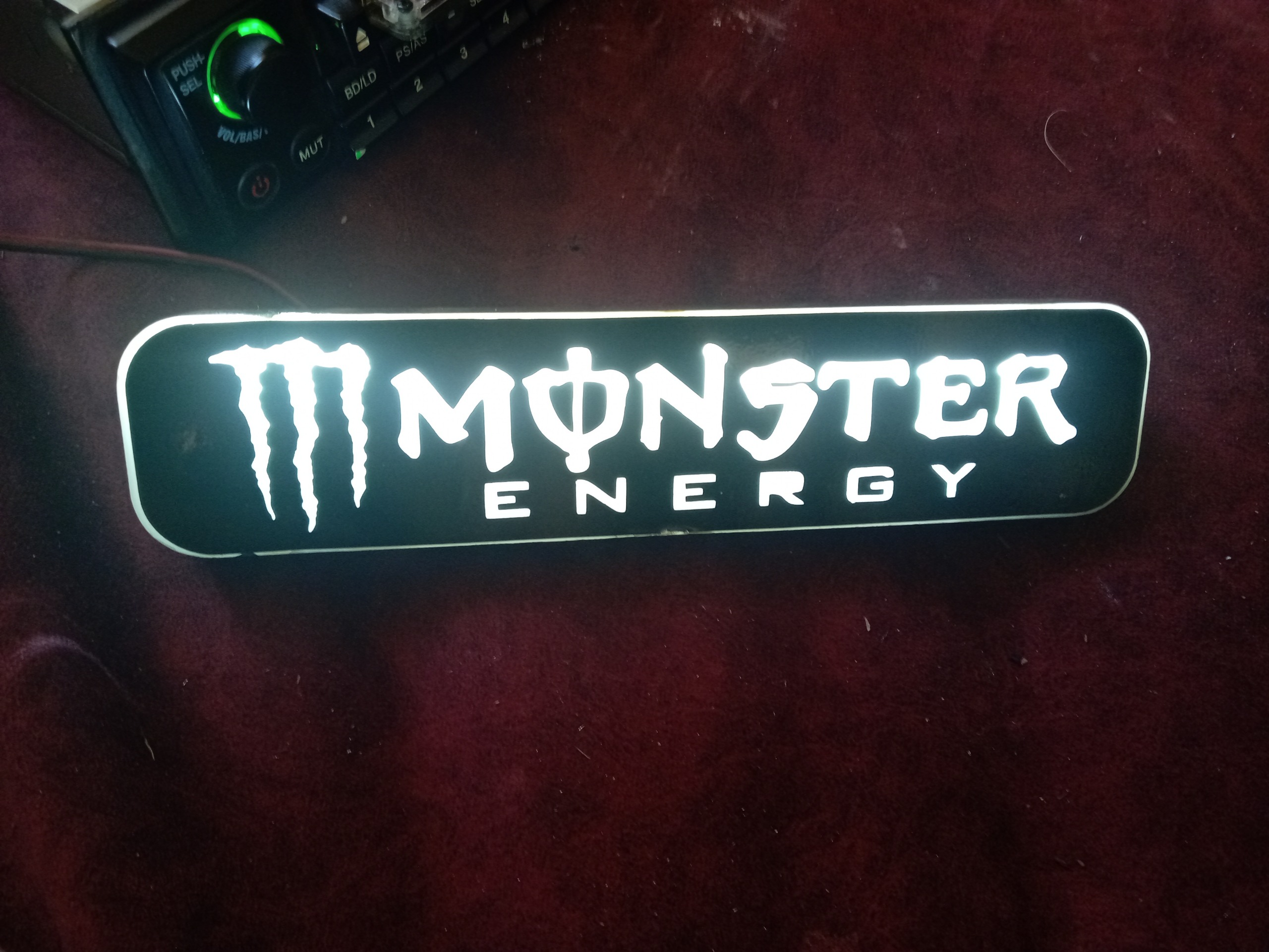 چراغ پلاک جلو موتور