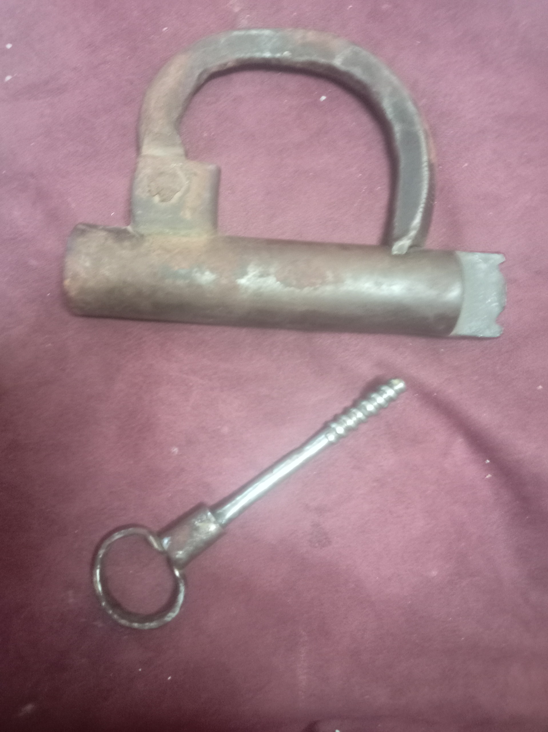 قفل قاجاری سر پر