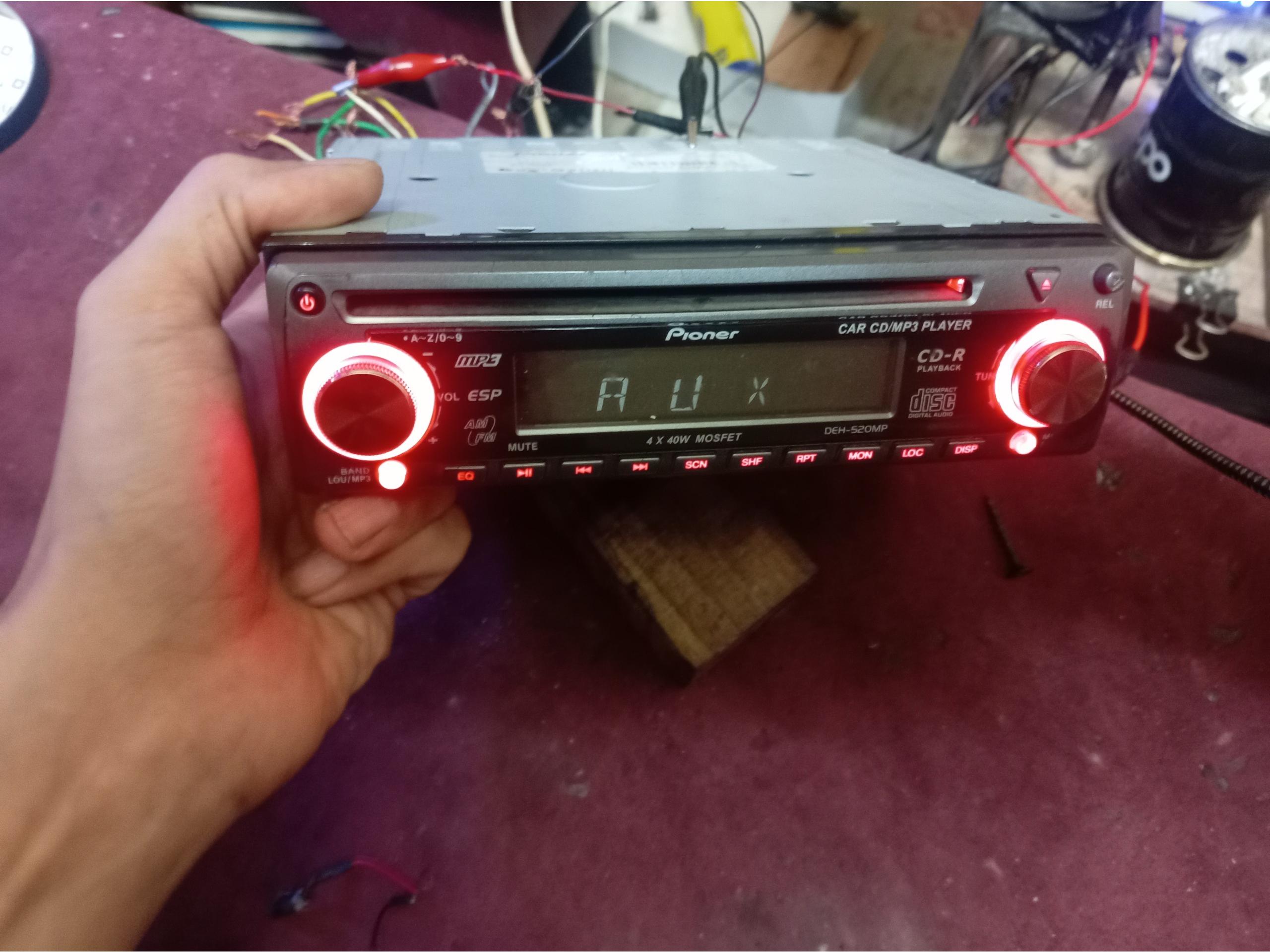 ضبط pioneer 520m اکولایزر دار ایوکس 4خروجی