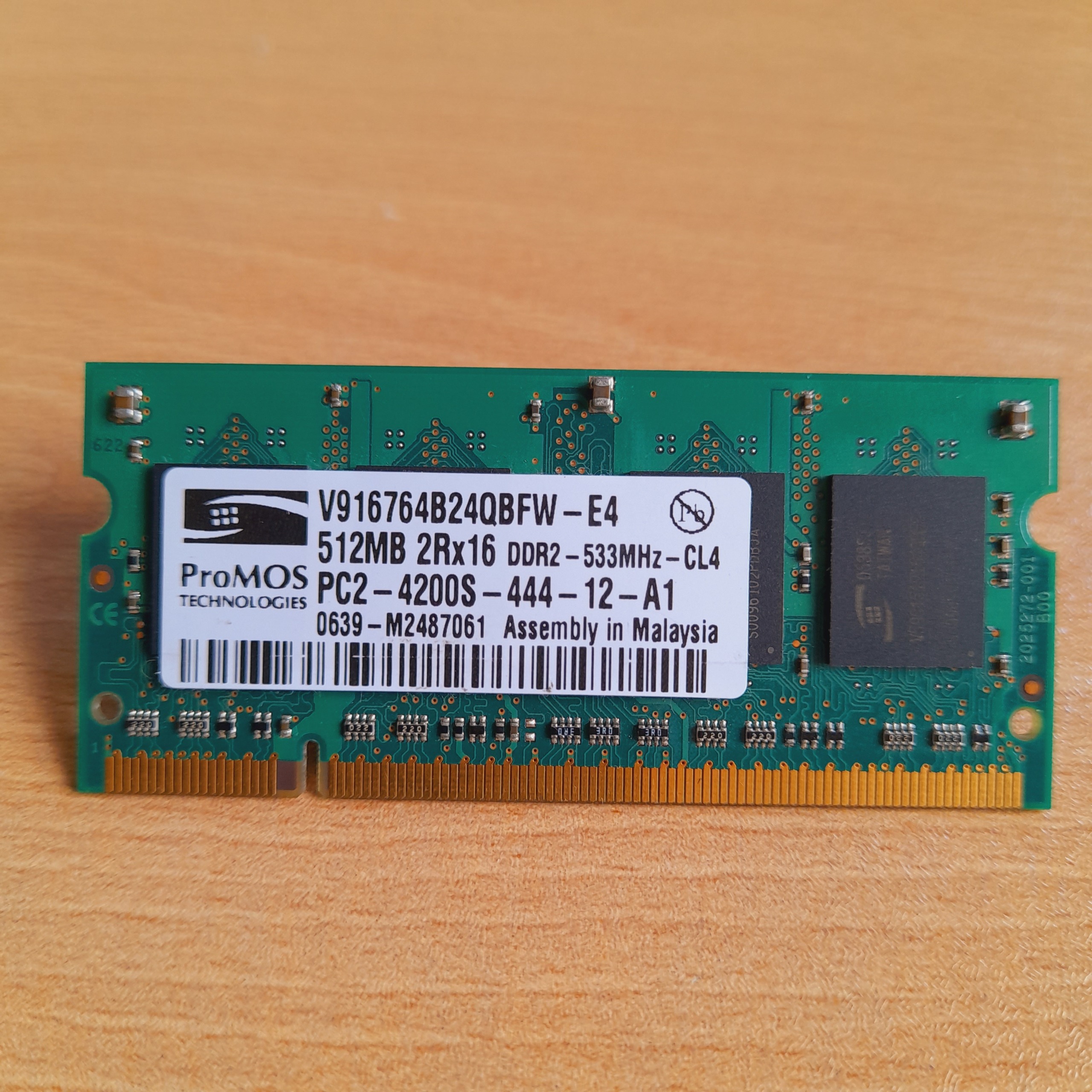 رم لپ تاپ Ram ProMos DDR2 512MB 533MHZ