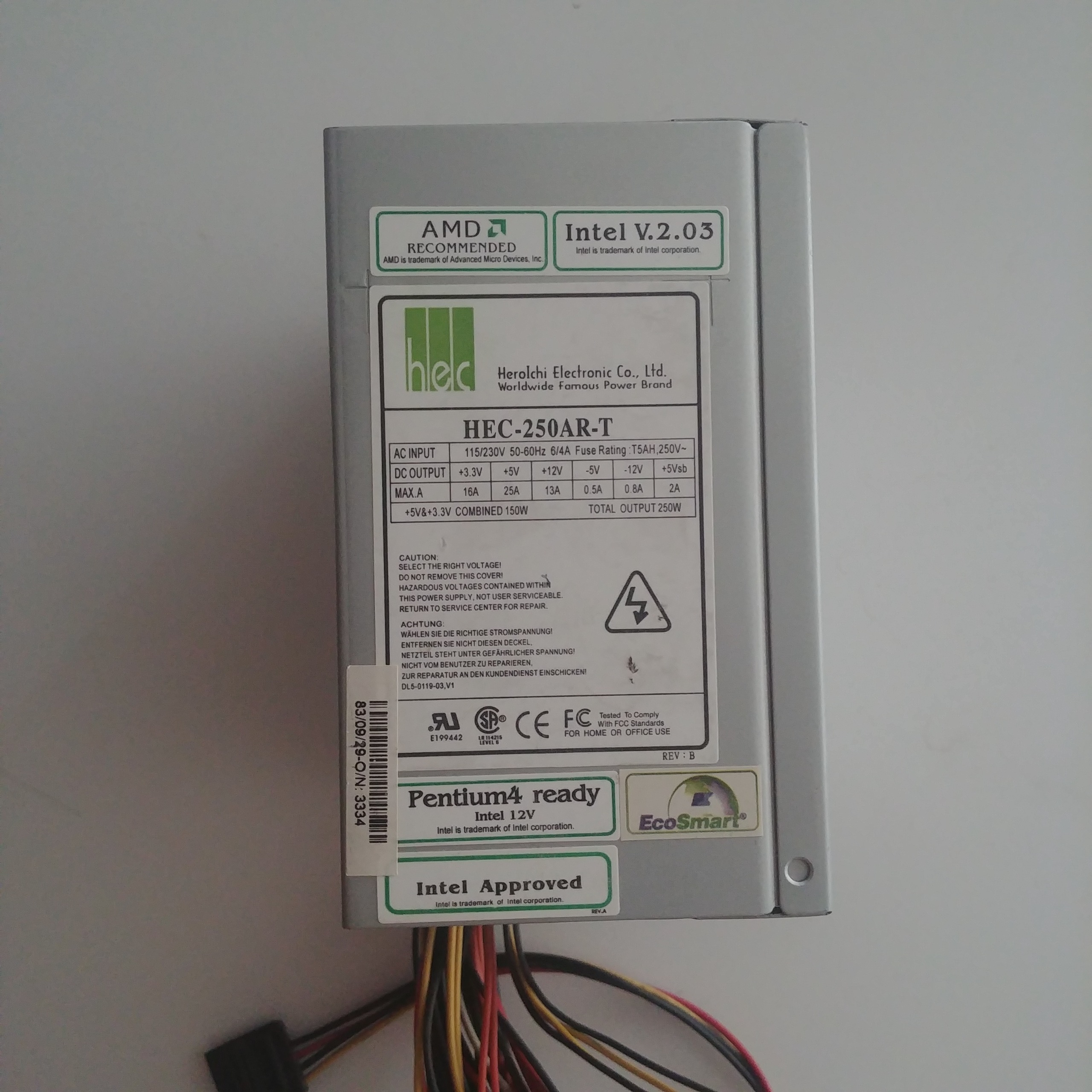 پاور اصلی و سنگین 250W با خروجی کمیاب قدیمی