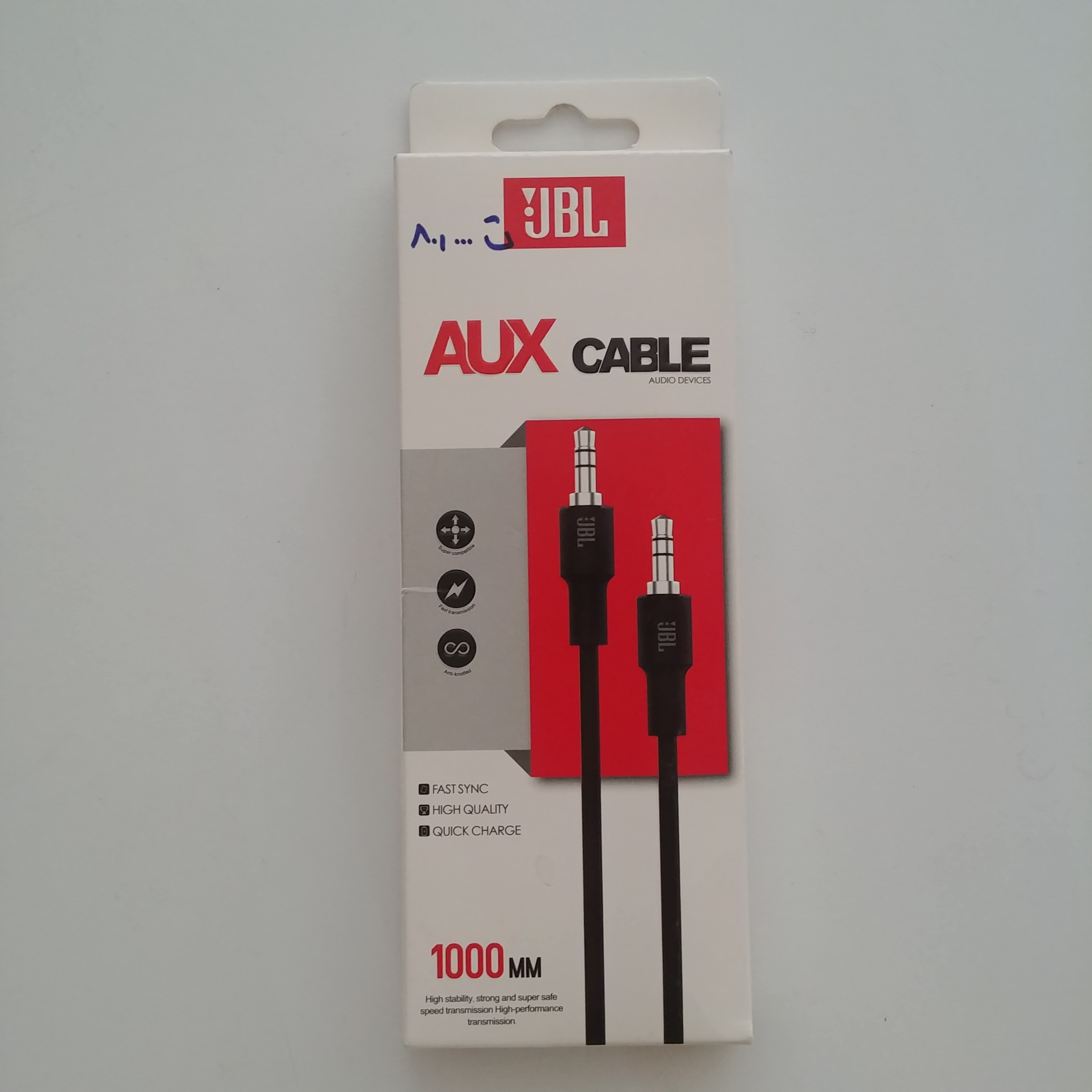 کابل AUX یک متری برند JBL کد 0449