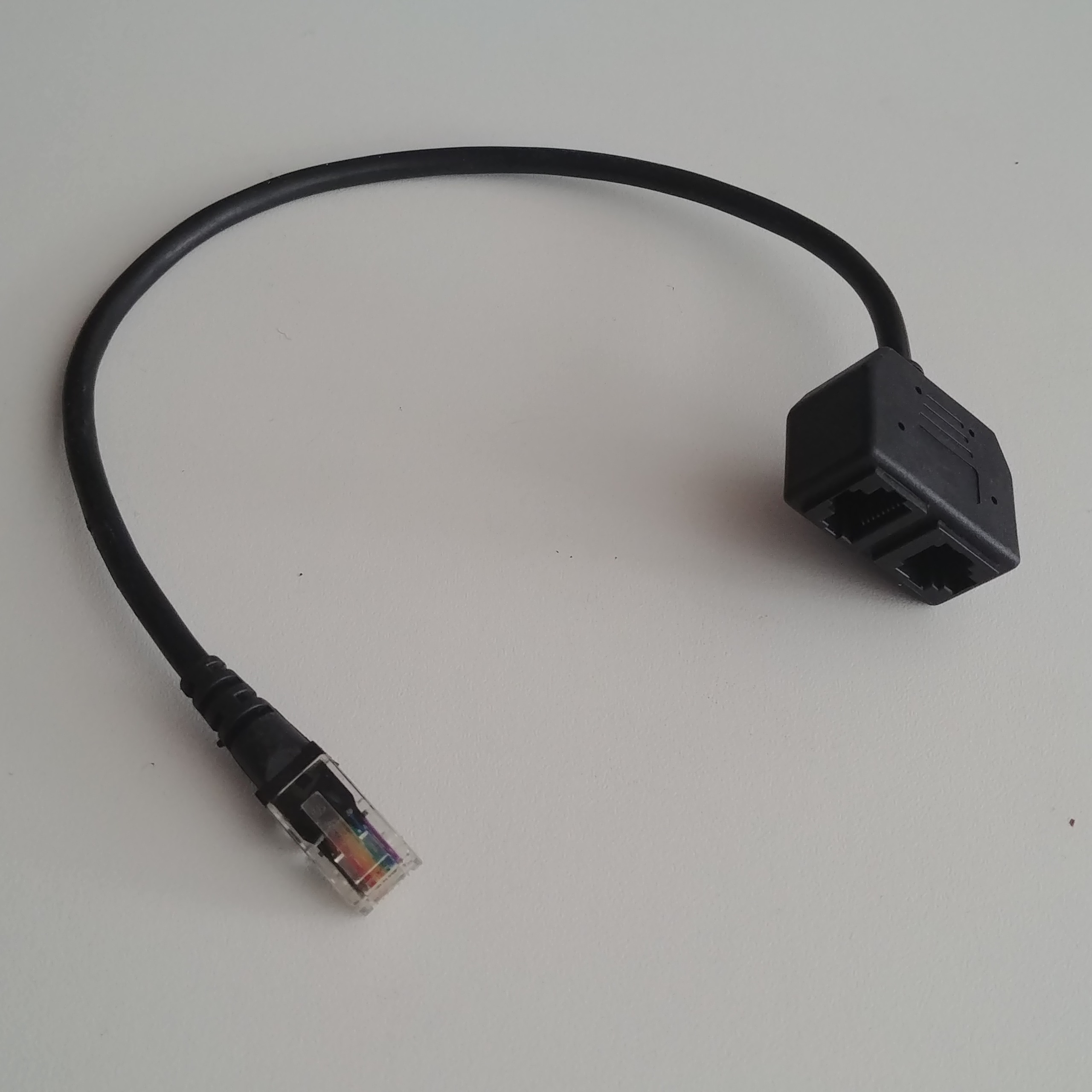 دو راهی سوکت تلفن و لن Lan کد 0446