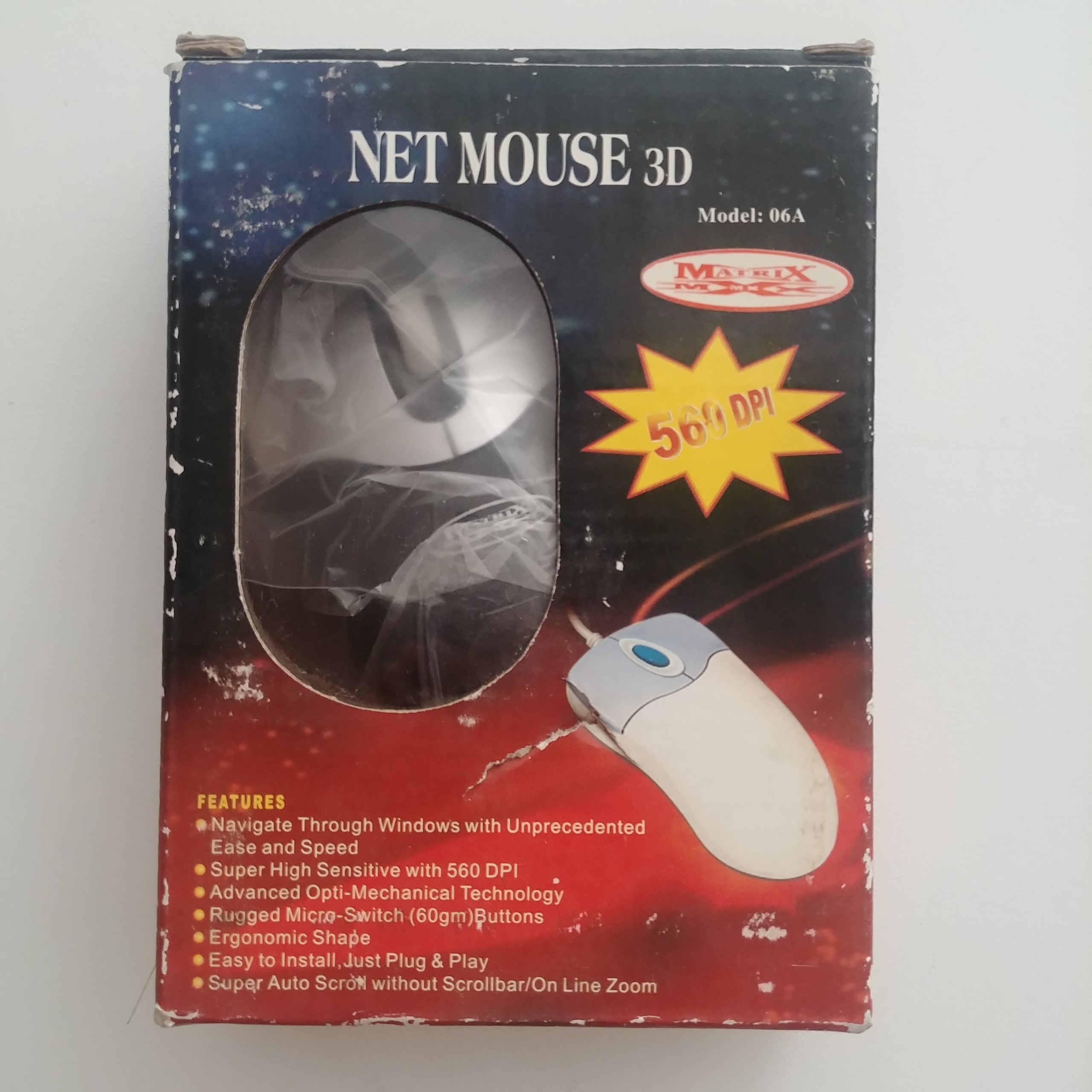 موس آکبند PS2 برند Matrix