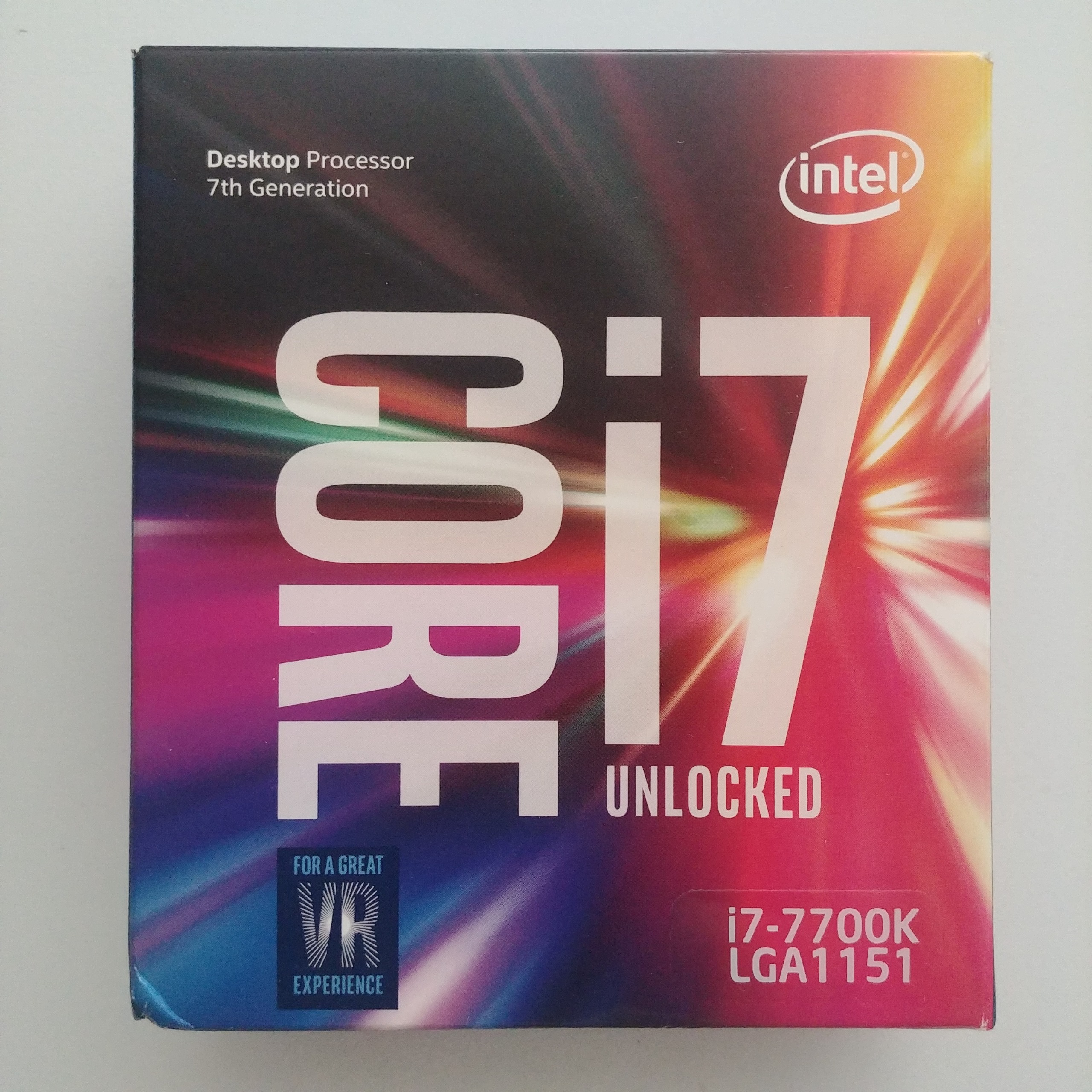 جعبه خالی پردازنده i7 7700K