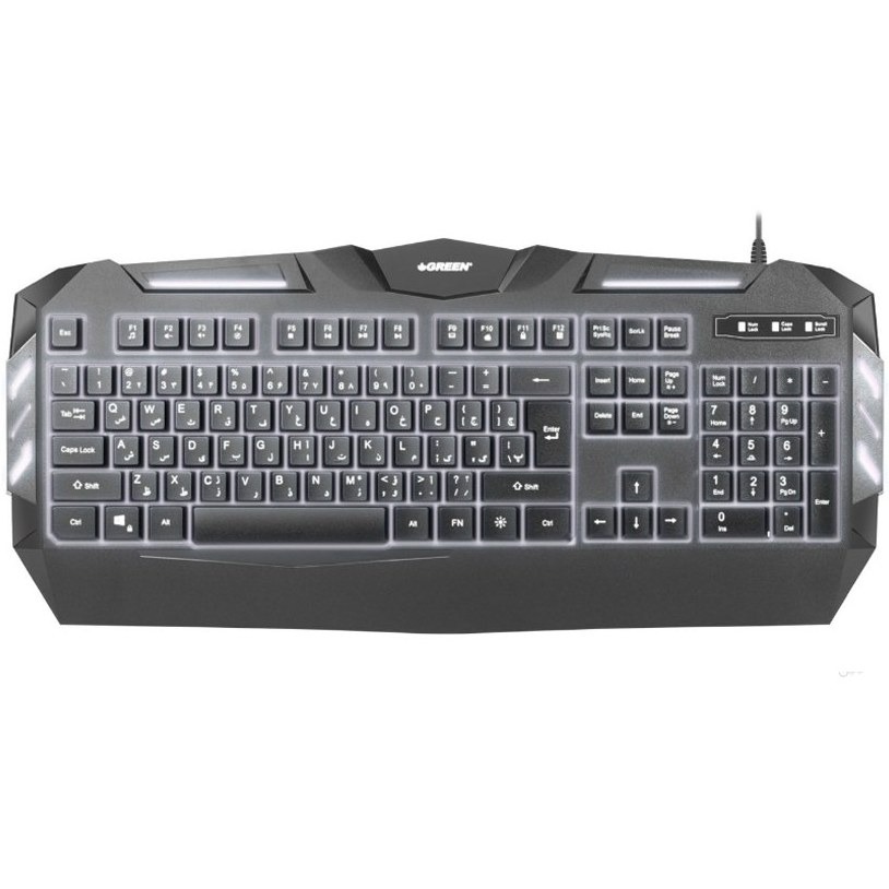 کیبورد بکلایت دار گرین با جعبه فابریکی GK403