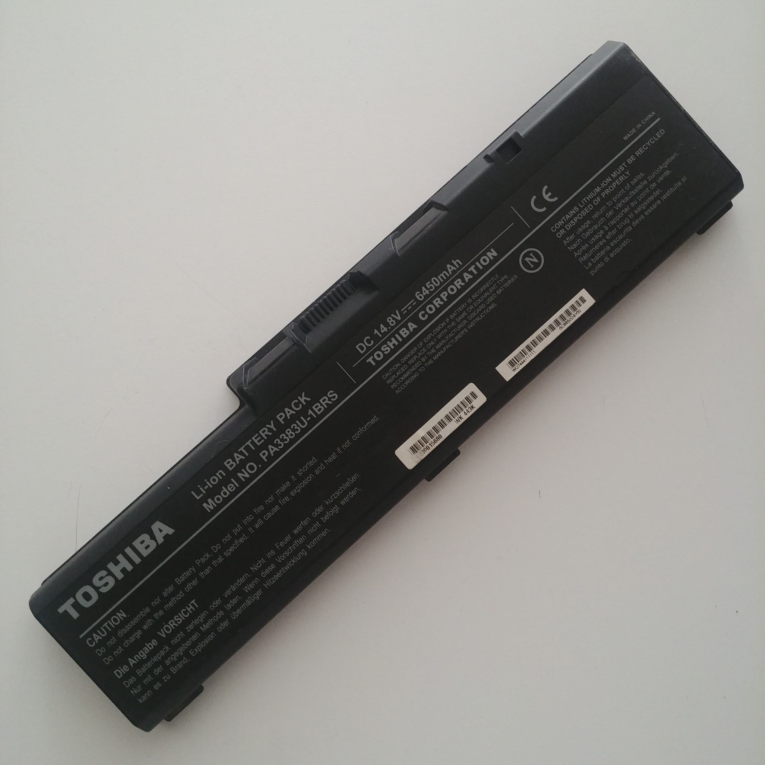 باتری لپ تاپ های توشیبا