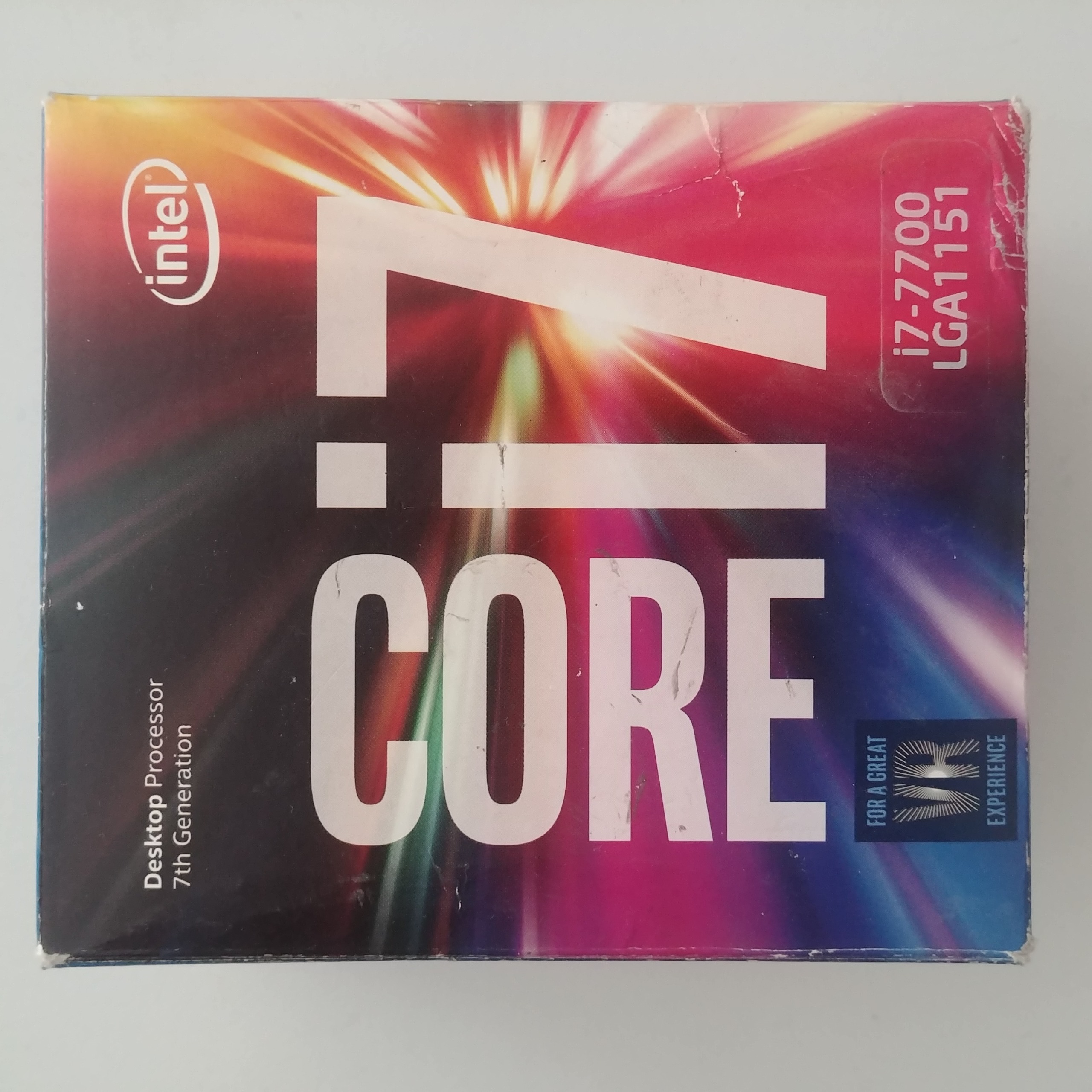 جعبه خالی پردازنده Core i7 7700